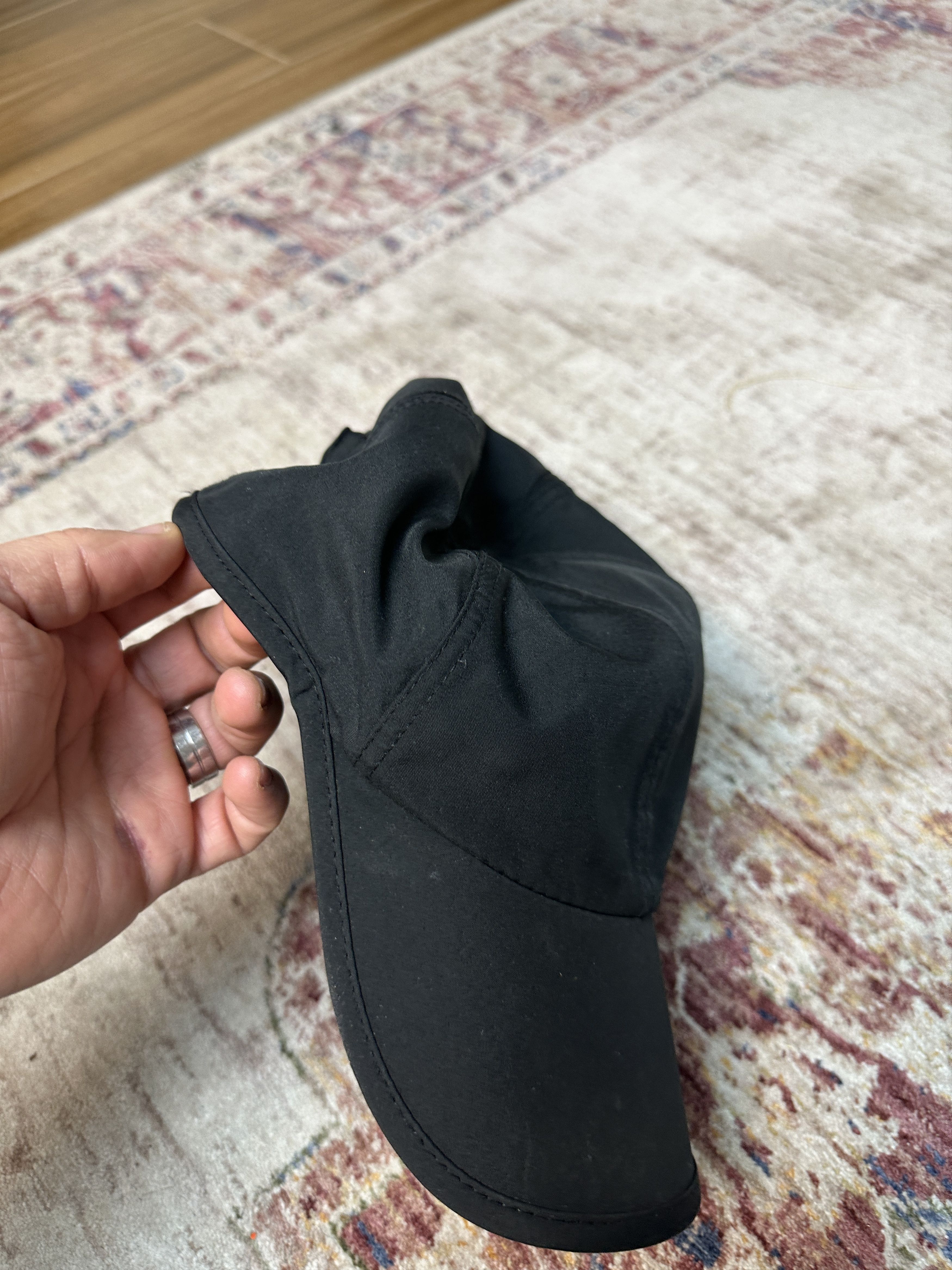Nike Nike Men's Snapback Black Baseball Hat Size ONE SIZE - 3 Thumbnail
