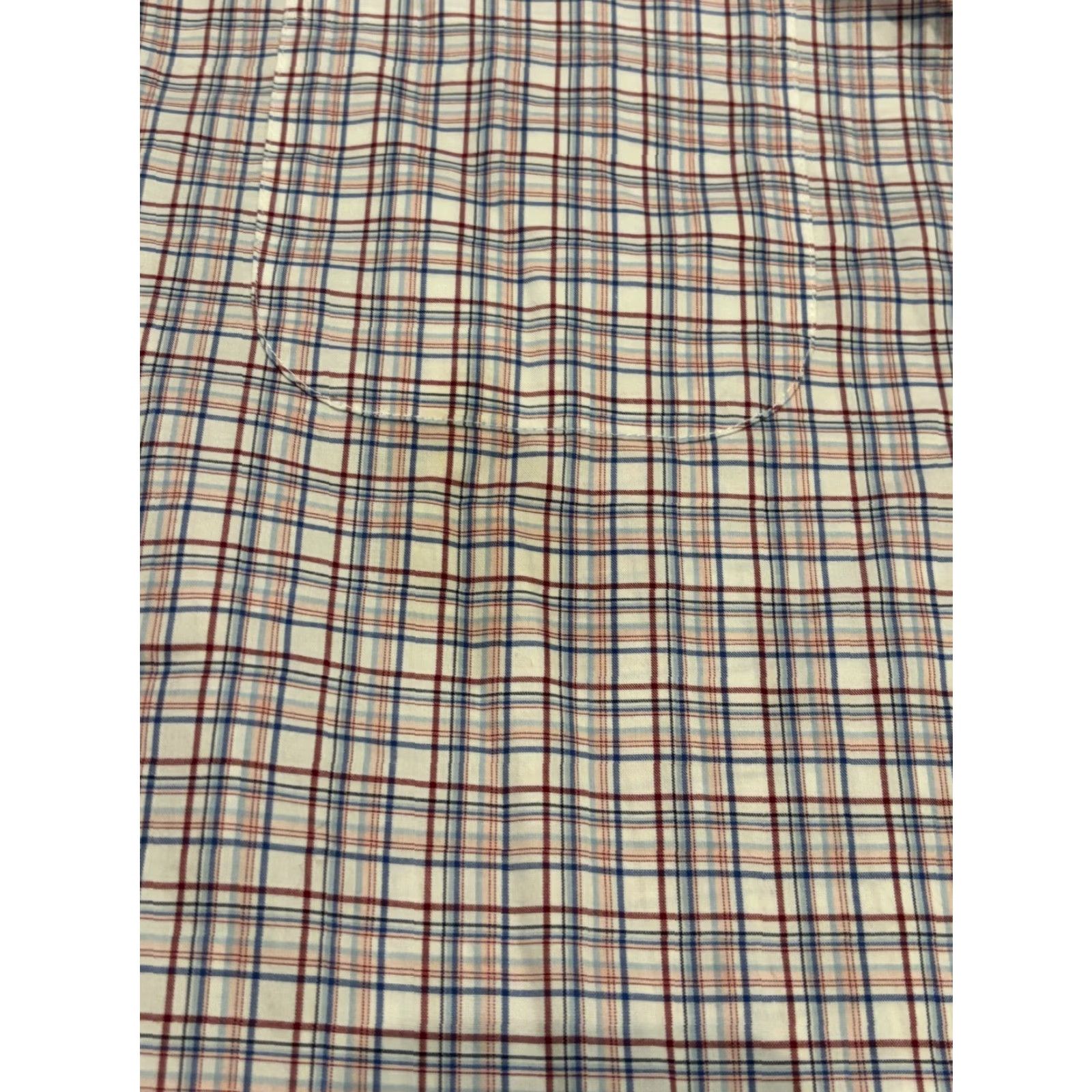 Jos. A. Bank Jos. A. Bank Shirt Mens Large Multicolor Plaid Button Front Top Tailored Fit Size US L / EU 52-54 / 3 - 2 Thumbnail