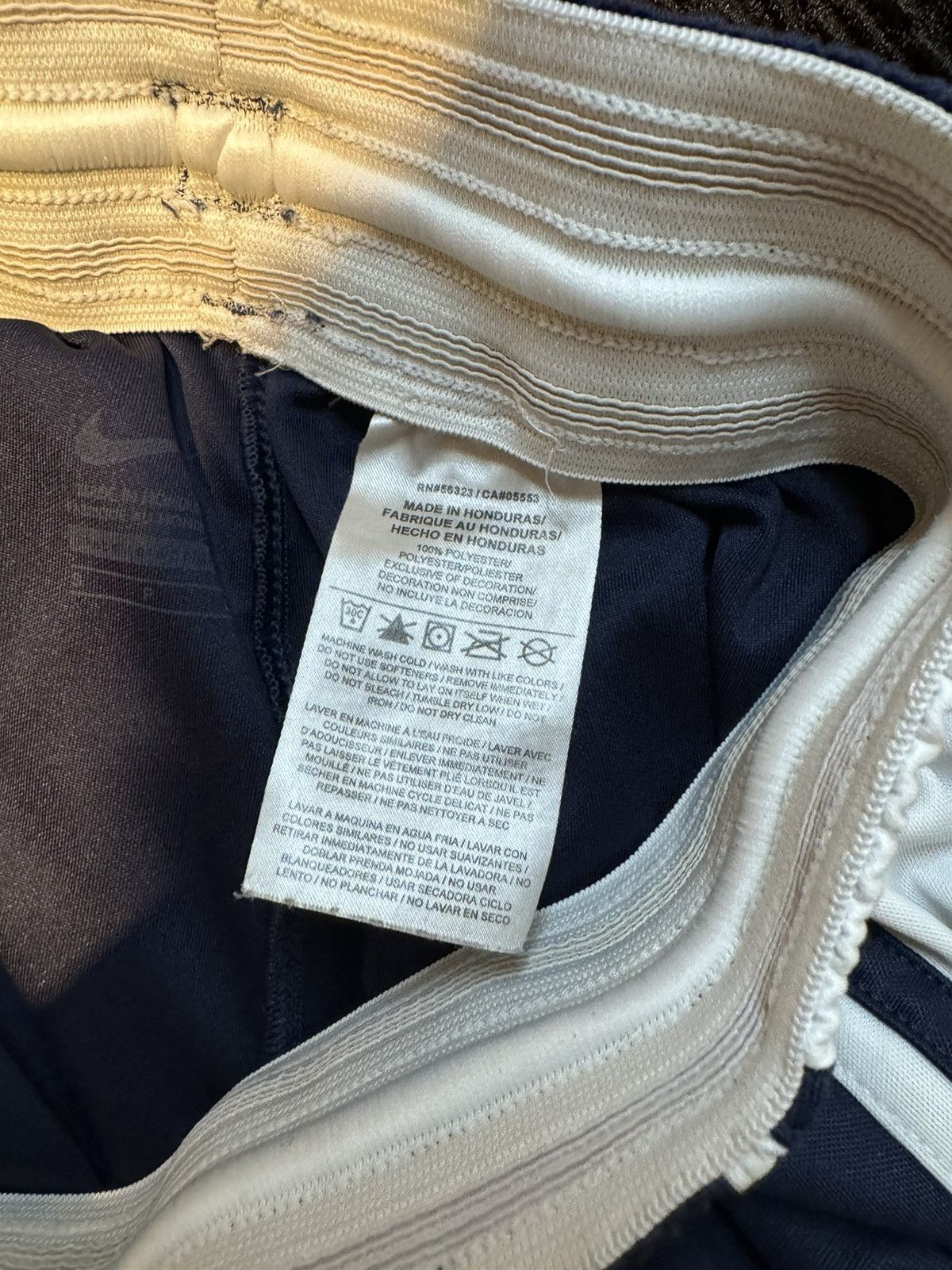Nike Nike Basketball Shorts Mens Small Blue Athletic Sports Rose Size US 33 - 6 Thumbnail