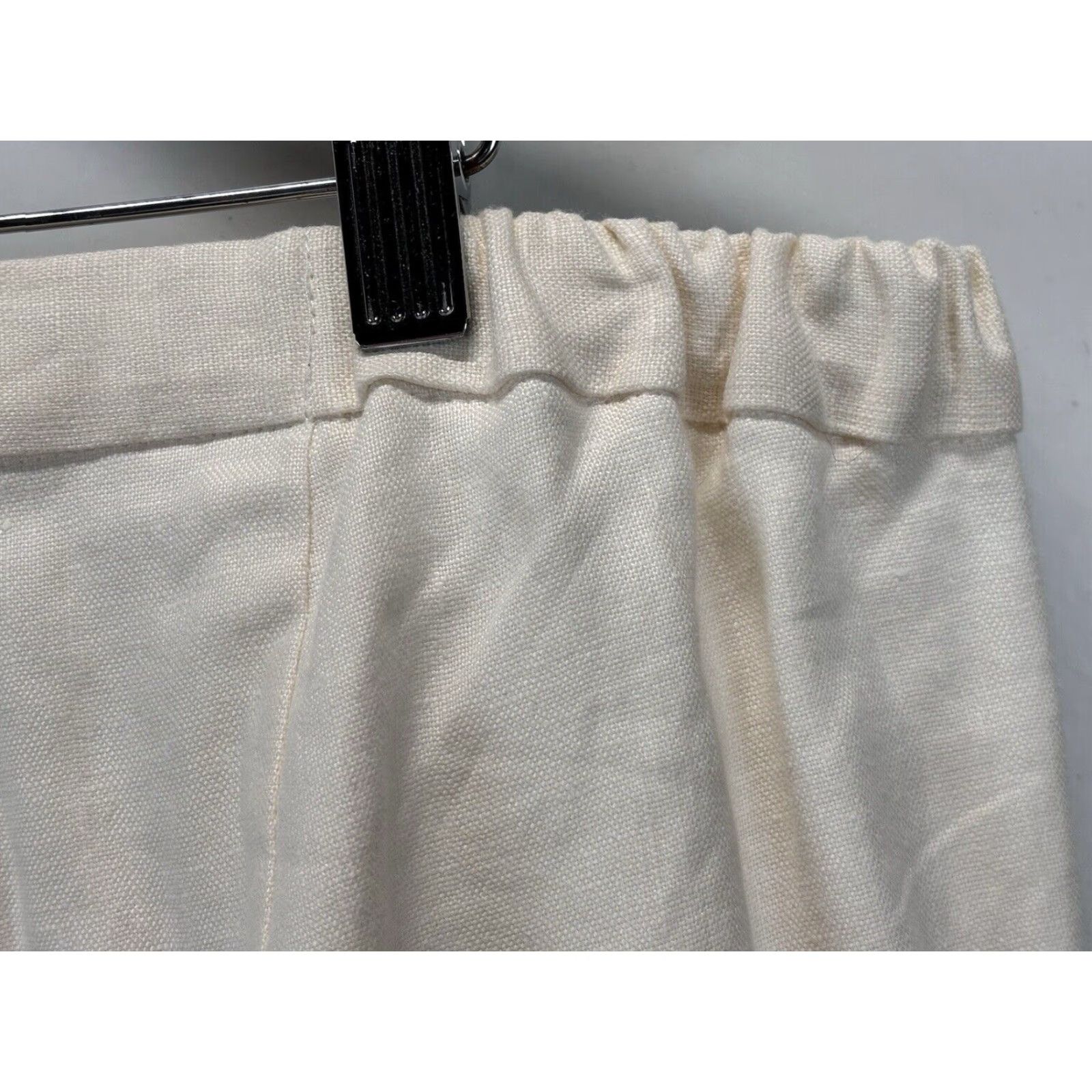 Ralph Lauren Lauren Ralph Lauren Linen Pants Womens 20W Plus Ivory Dress Pants Career Wear Size 42" / US 20 - 5 Thumbnail