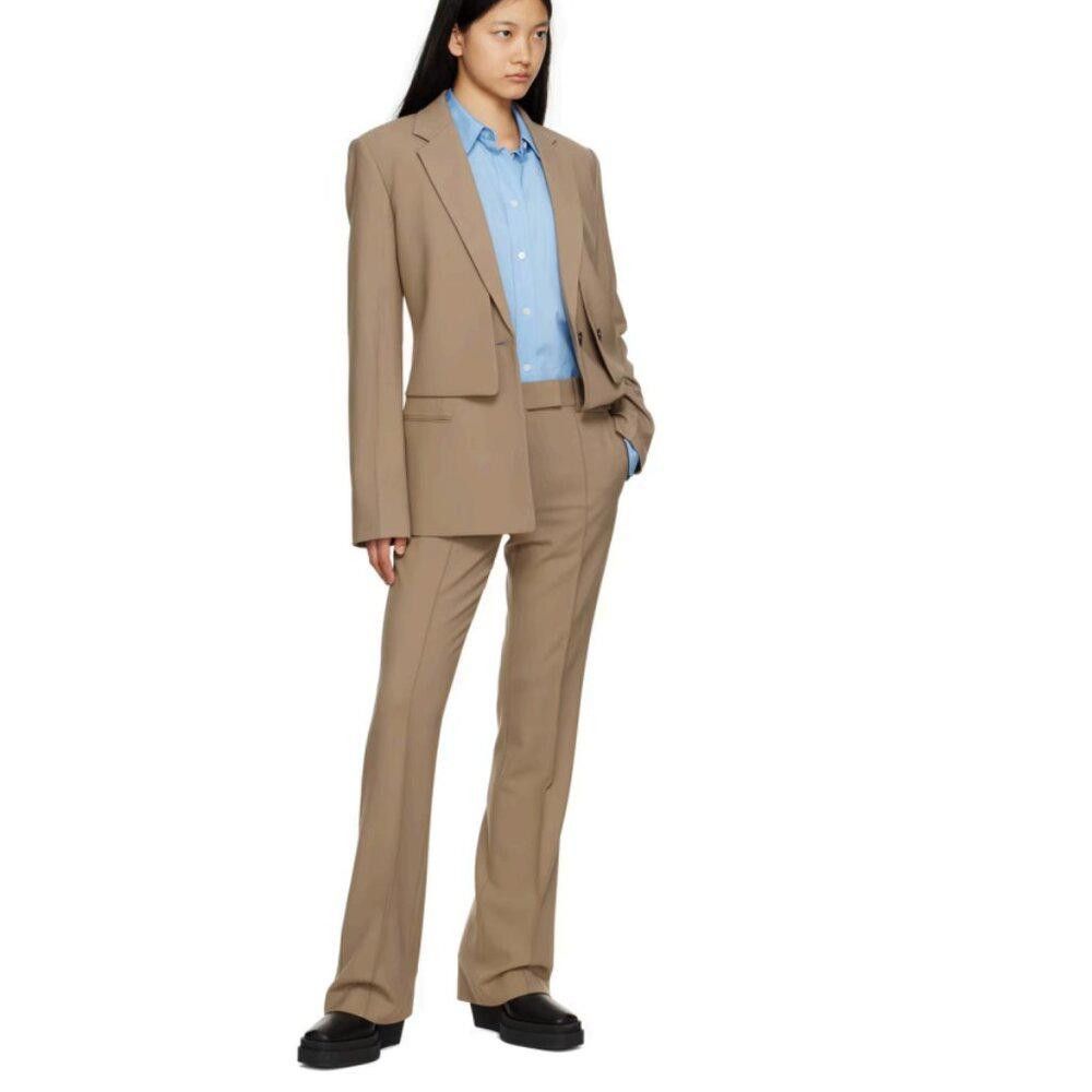 Helmut Lang Helmut Lang Taupe Pinched Seam Trousers Size 2 Size 26" / US 2 / IT 38 - 4 Thumbnail