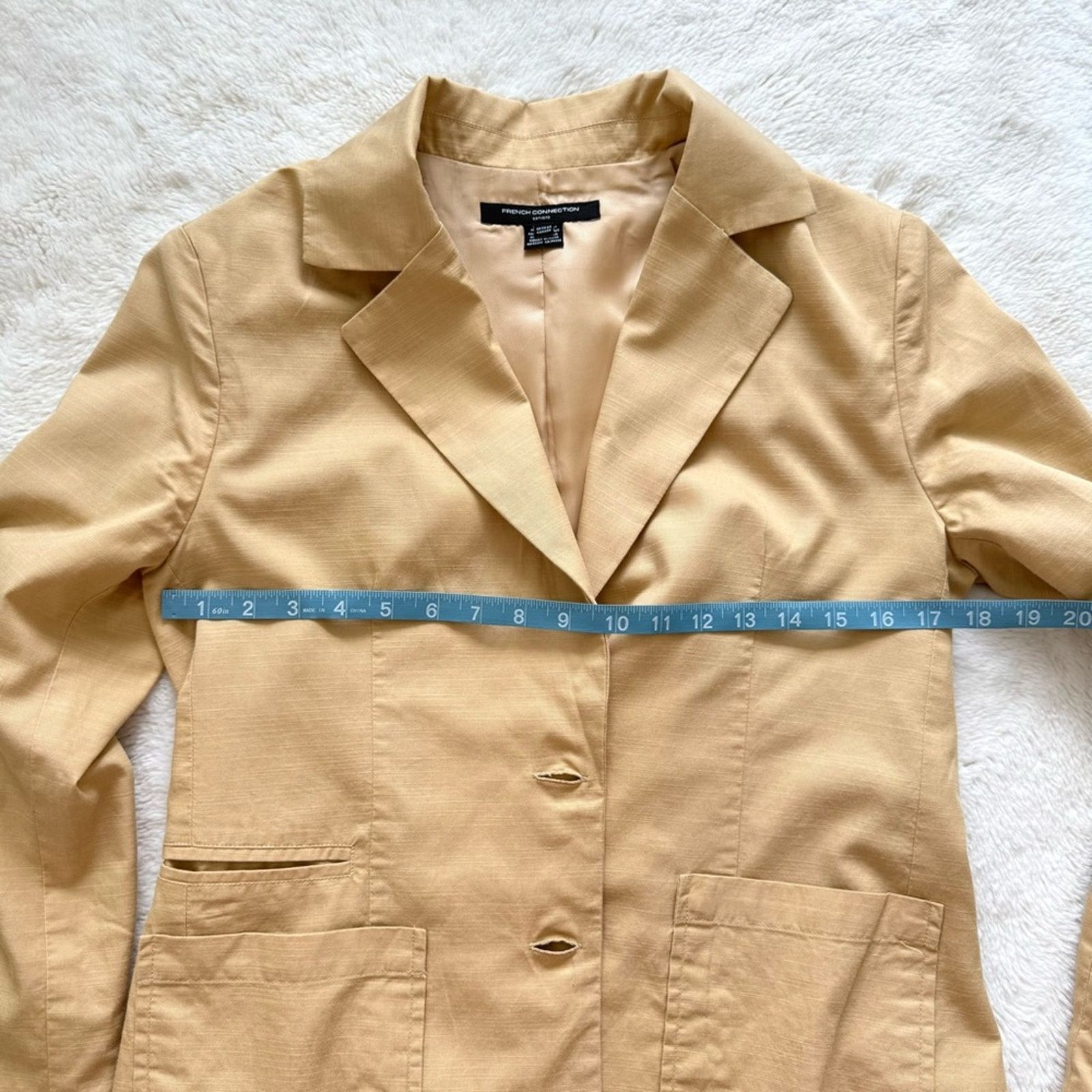French Connection French Connection women beige jacket size 0 US Size XS / US 0-2 / IT 36-38 - 6 Thumbnail