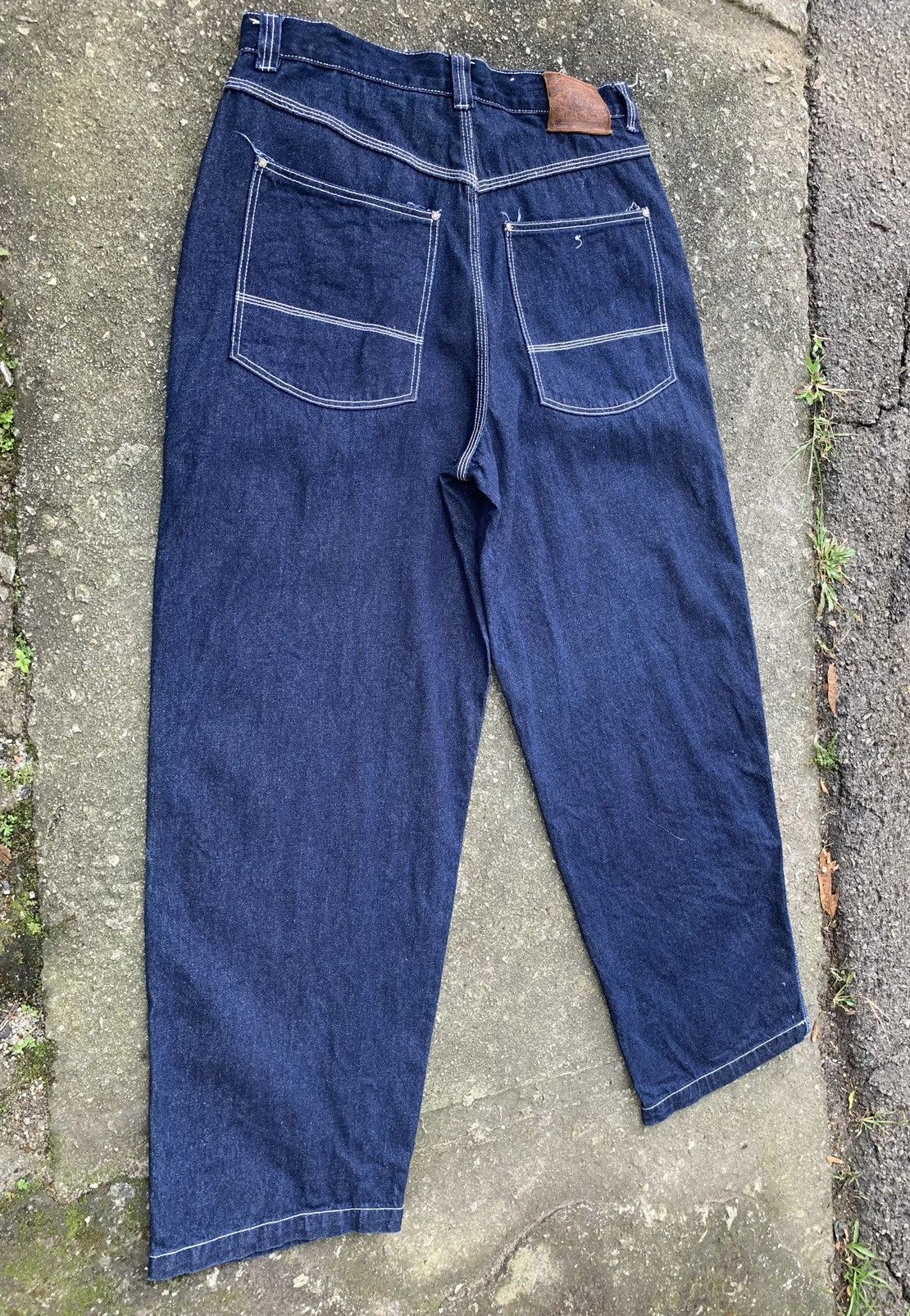 JNCO × Marc Buchanan × Pelle Pelle Vintage 90s Pelle Pelle Marc Buchanan Baggy Jeans Pants Size US 34 / EU 50 - 6 Thumbnail