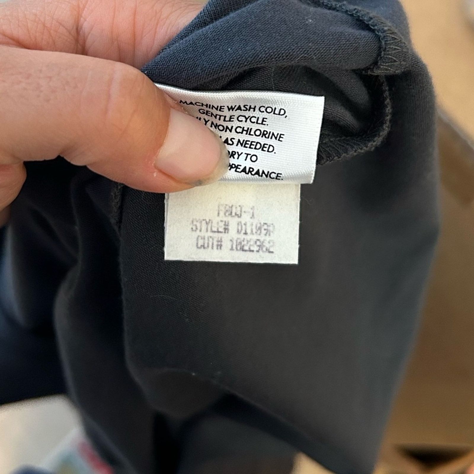 Eileen Fisher Eileen Fisher Charcoal Gray Cotton 3/4 Sleeve T-Shirt Dress Size S / US 4 / IT 40 - 5 Thumbnail