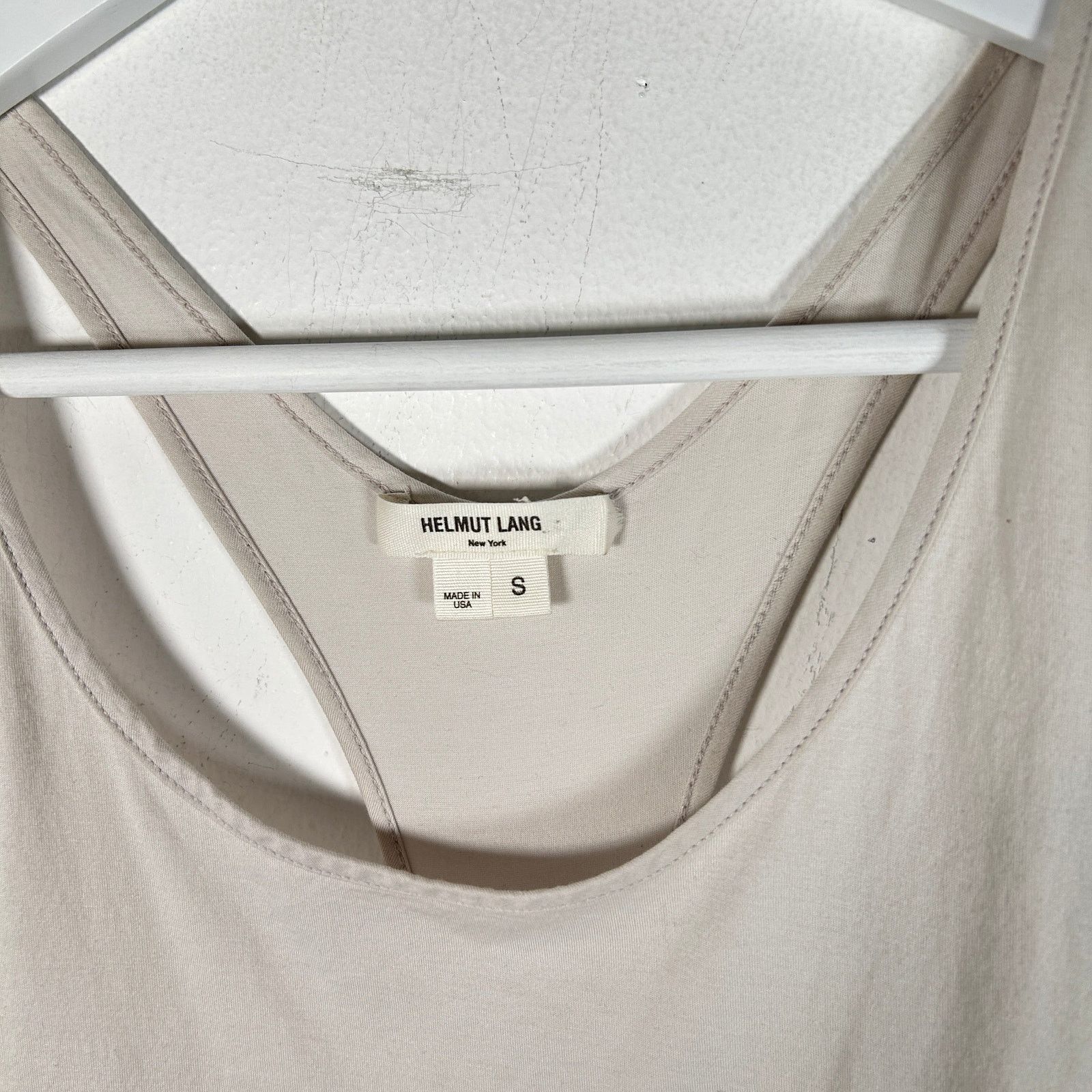 Helmut Lang Helmut Lang White Tank Top Size S Size US S / EU 44-46 / 1 - 4 Thumbnail