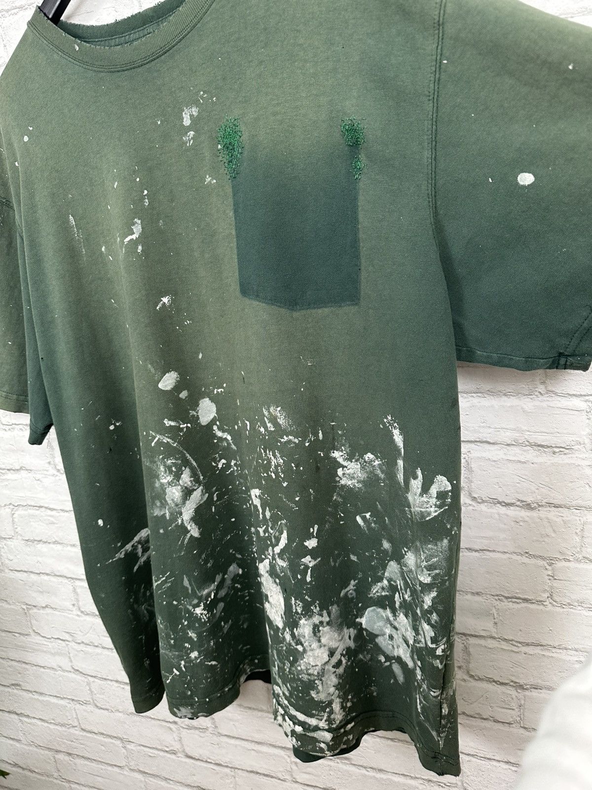 Carhartt (2XL) SICK PAINT THRASHED Carhartt Ghost Pocket Tee Size US XXL / EU 58 / 5 - 5 Thumbnail