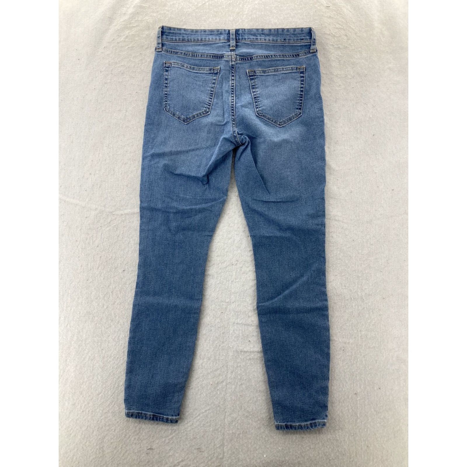 Gap Gap Women’s Skinny Stretch Denim Jeans Size 4 Blue Low Rise 90s Inspired Size 27" / US 4 / IT 40 - 2 Thumbnail