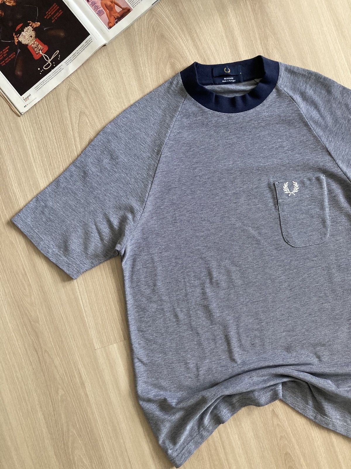 Fred Perry Vintage Fred Perry Reissues Two Tone T-shirt Size US M / EU 48-50 / 2 - 3 Thumbnail