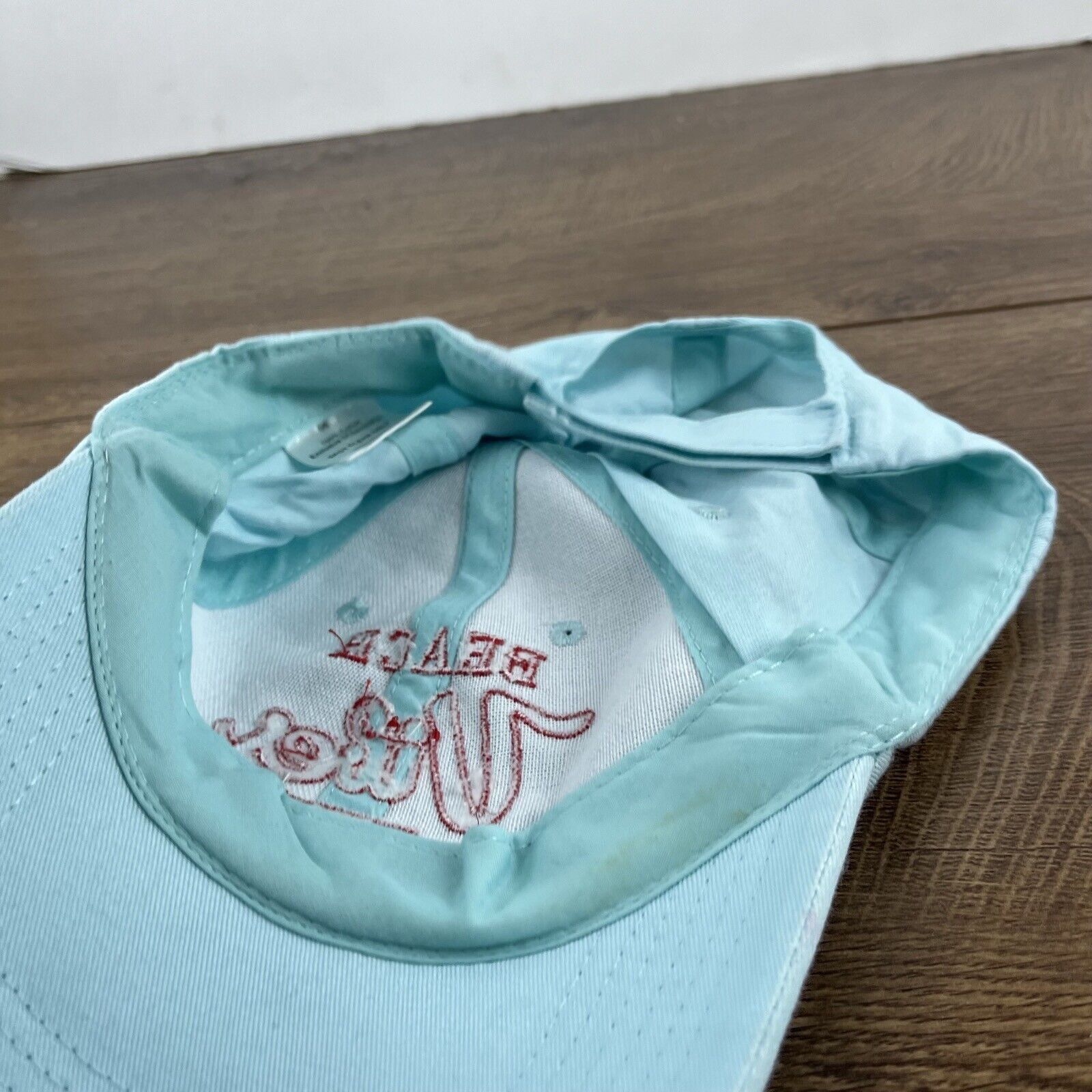 Other Beach Vibes Only Hat Beach Vibes Teal Blue Adjustable Hat Te Size ONE SIZE - 12 Thumbnail