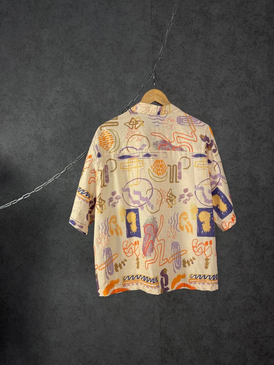 Asos ASOS designer crazy art hawaiian shirt Size US XL / EU 56 / 4 - 6 Thumbnail