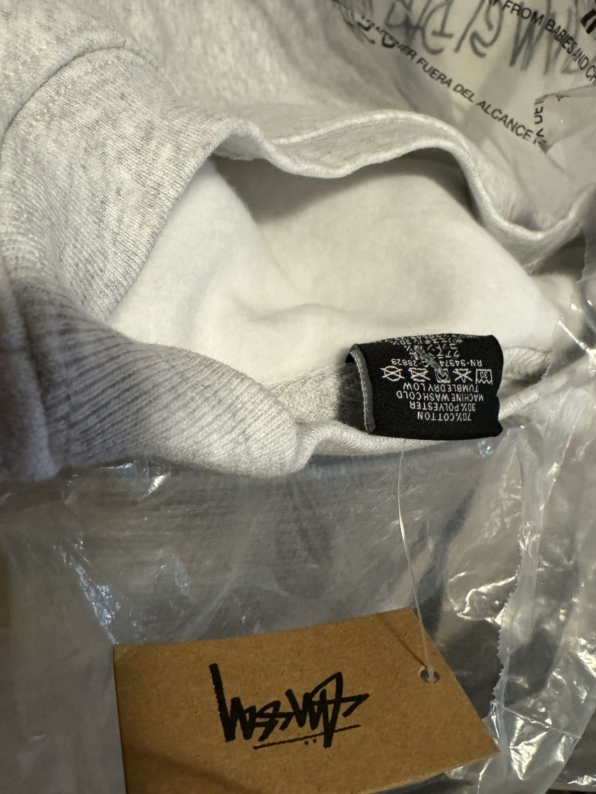Stussy •NWT• STÜSSY Surf Walk Ash Heather Crewneck Sweater• • 2XL Size US XXL / EU 58 / 5 - 5 Thumbnail