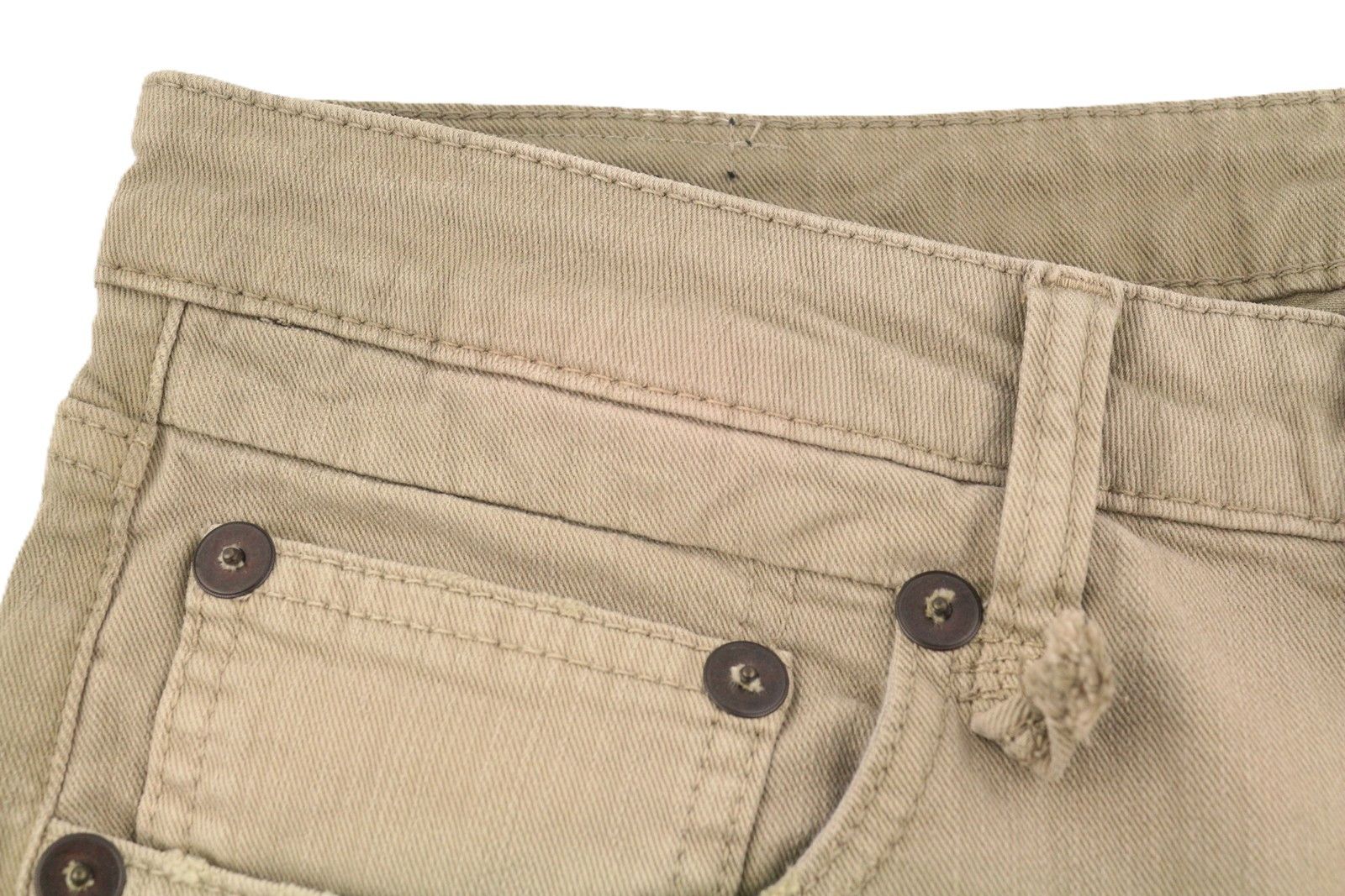 R13 BOY STRAIGHT 27 Pebble Stretch Cropped Beige 89089 Size 27" / US 4 / IT 40 - 12 Thumbnail
