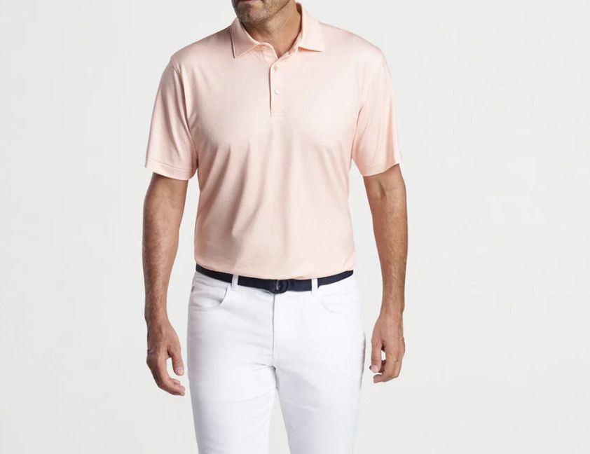 Peter Millar Peter Millar Tesseract Performance Jersey Polo Orange Size US L / EU 52-54 / 3 - 1 Thumbnail