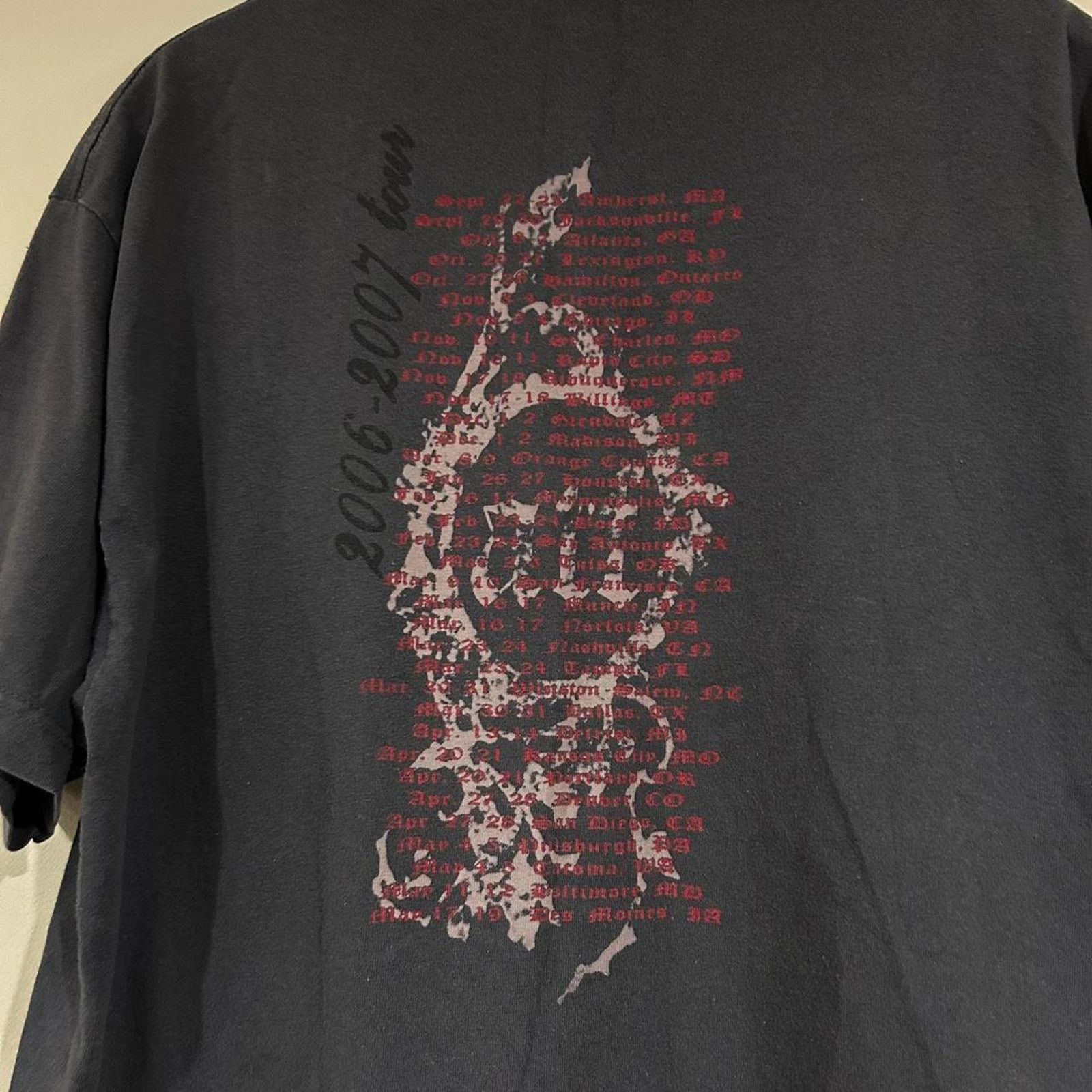 Alstyle Y2K Branded By God 2006 Tour Tee Shirt Size US L / EU 52-54 / 3 - 4 Thumbnail