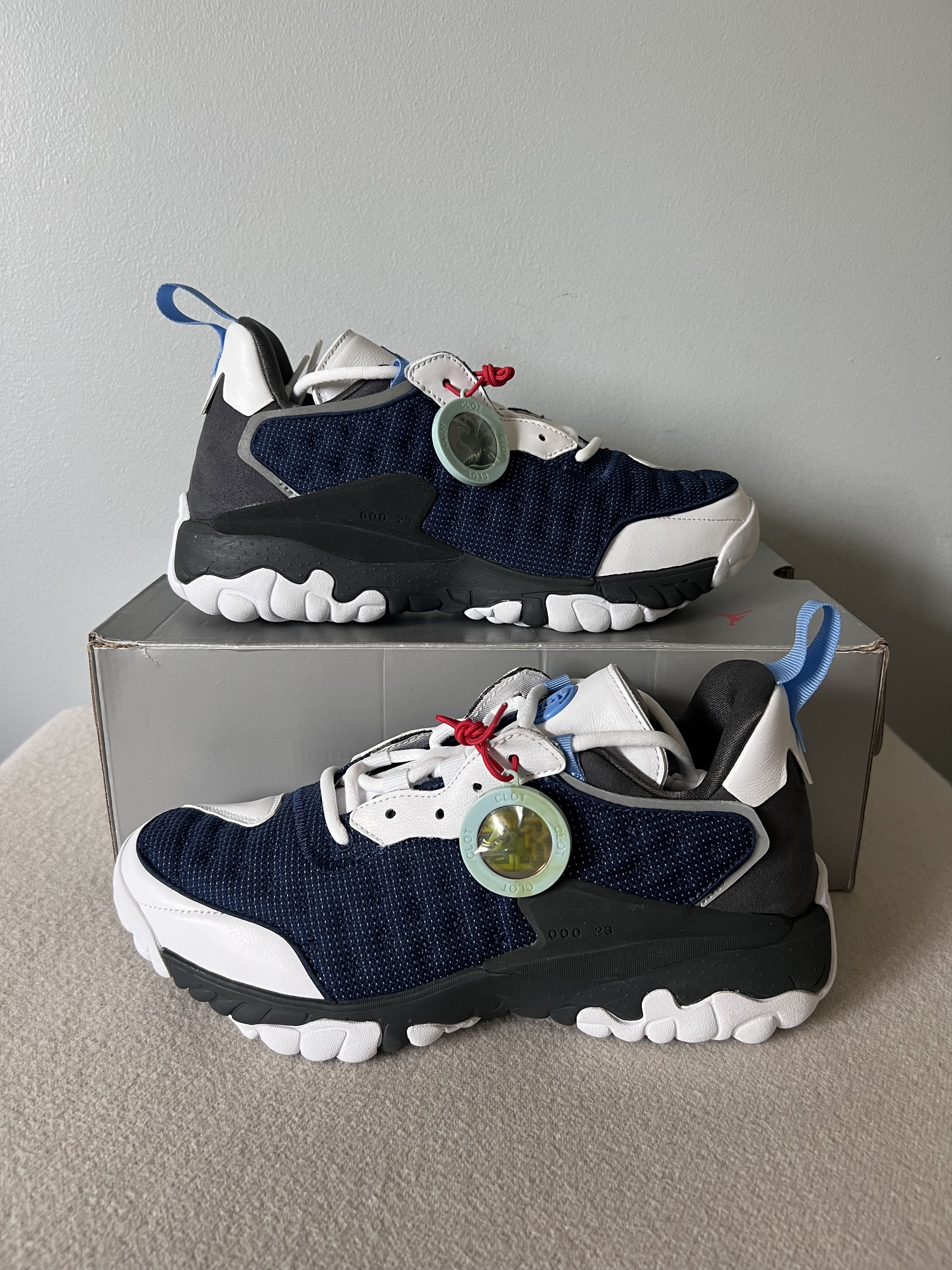CLOT × Jordan Brand CLOT Jordan Delta 2 SP in Flint Blue Size US 8 / EU 41 - 2 Thumbnail