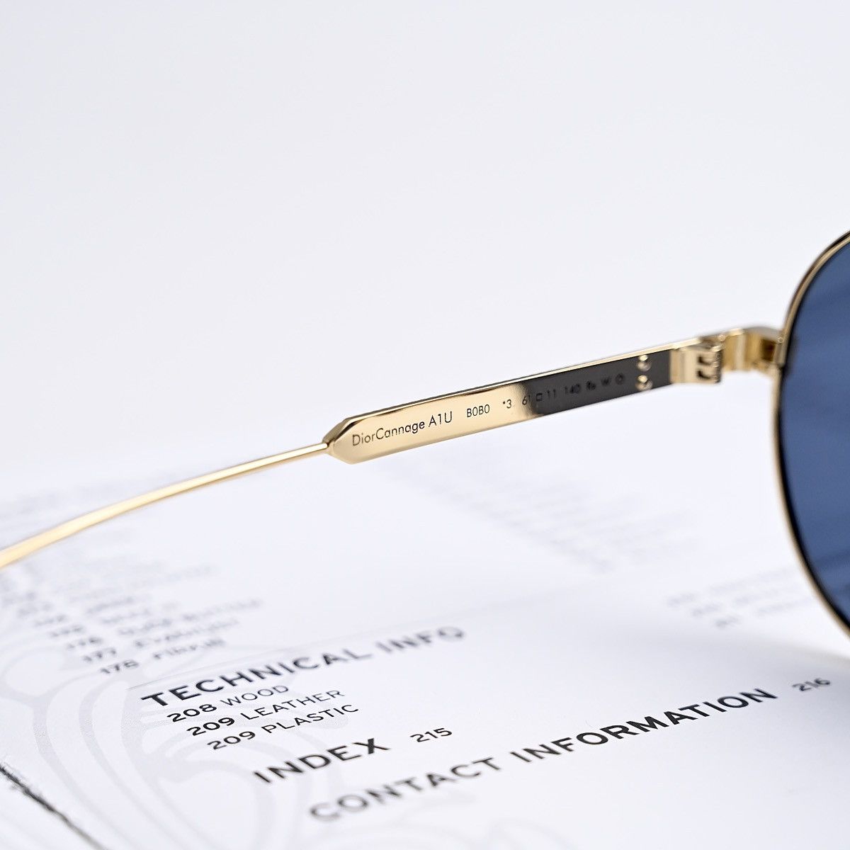 Dior DIOR DIORCANNAGE A1U B0B0 SUNGLASSES Size ONE SIZE - 6 Thumbnail