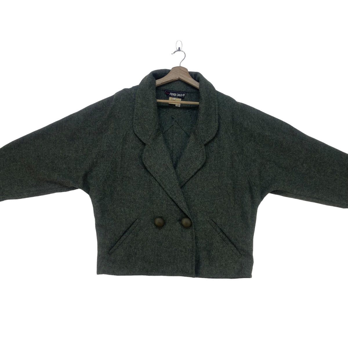 Fendi Vintage Fendi 365 Loose Oversize Mohair Jacket Coat Size M / US 6-8 / IT 42-44 - 2 Thumbnail
