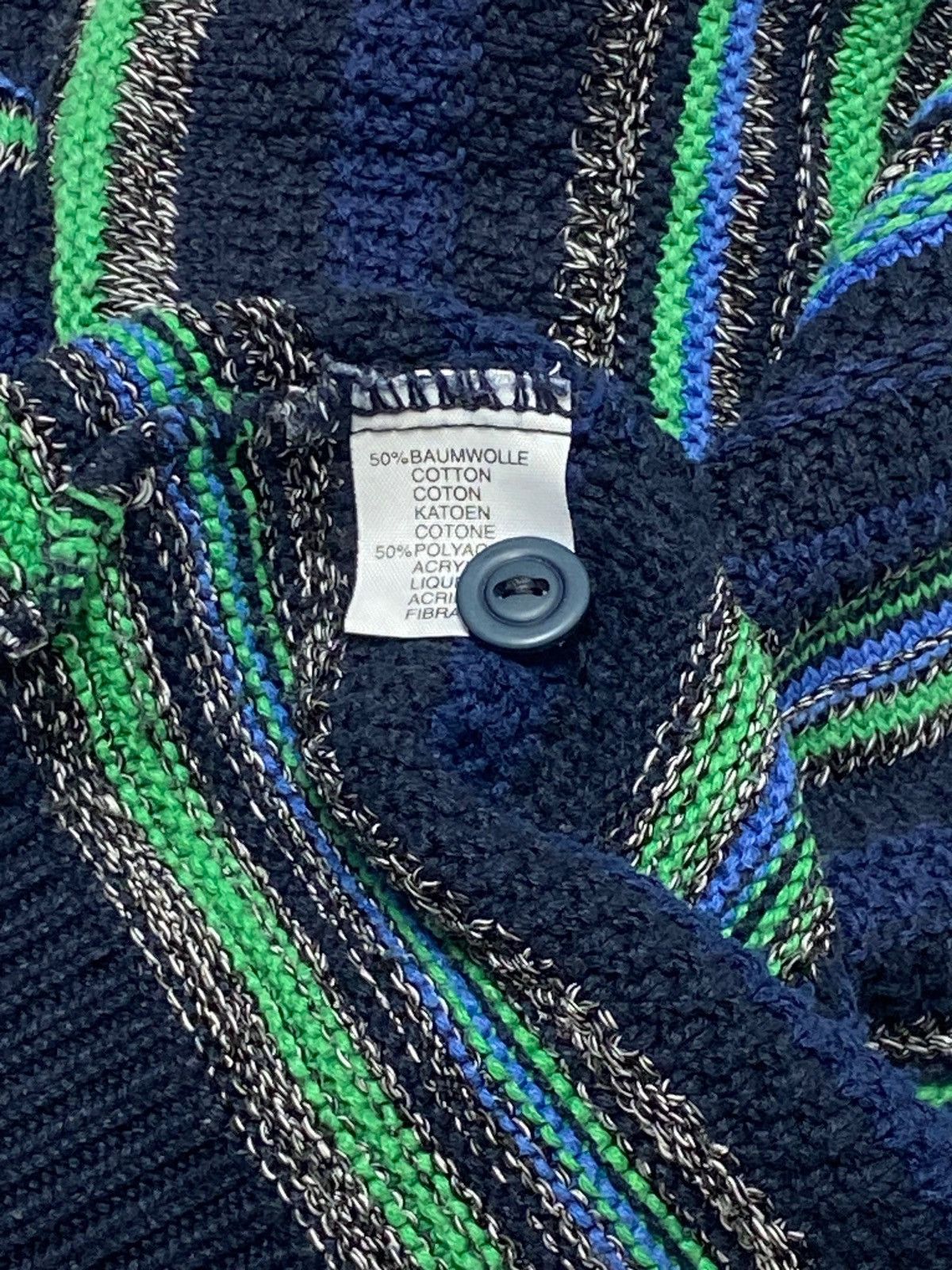 Vintage 90s Vintage Multi Coloured 3D Cable Knit Sweater Grunge Size US M / EU 48-50 / 2 - 5 Thumbnail