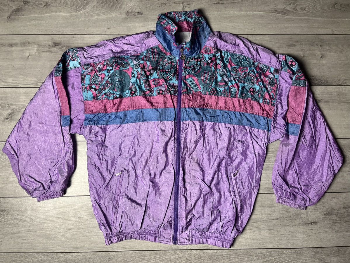 Adidas Vintage Adidas Track suit 80s Windbreaker Track Pants L/XL Size US L / EU 52-54 / 3 - 2 Thumbnail