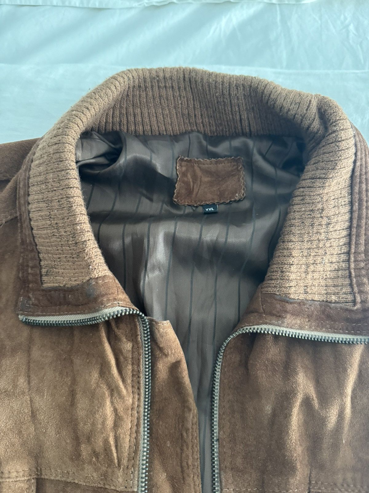 Other Vintage Brown Suede Italian Bomber (from Florence) Size US M / EU 48-50 / 2 - 3 Thumbnail