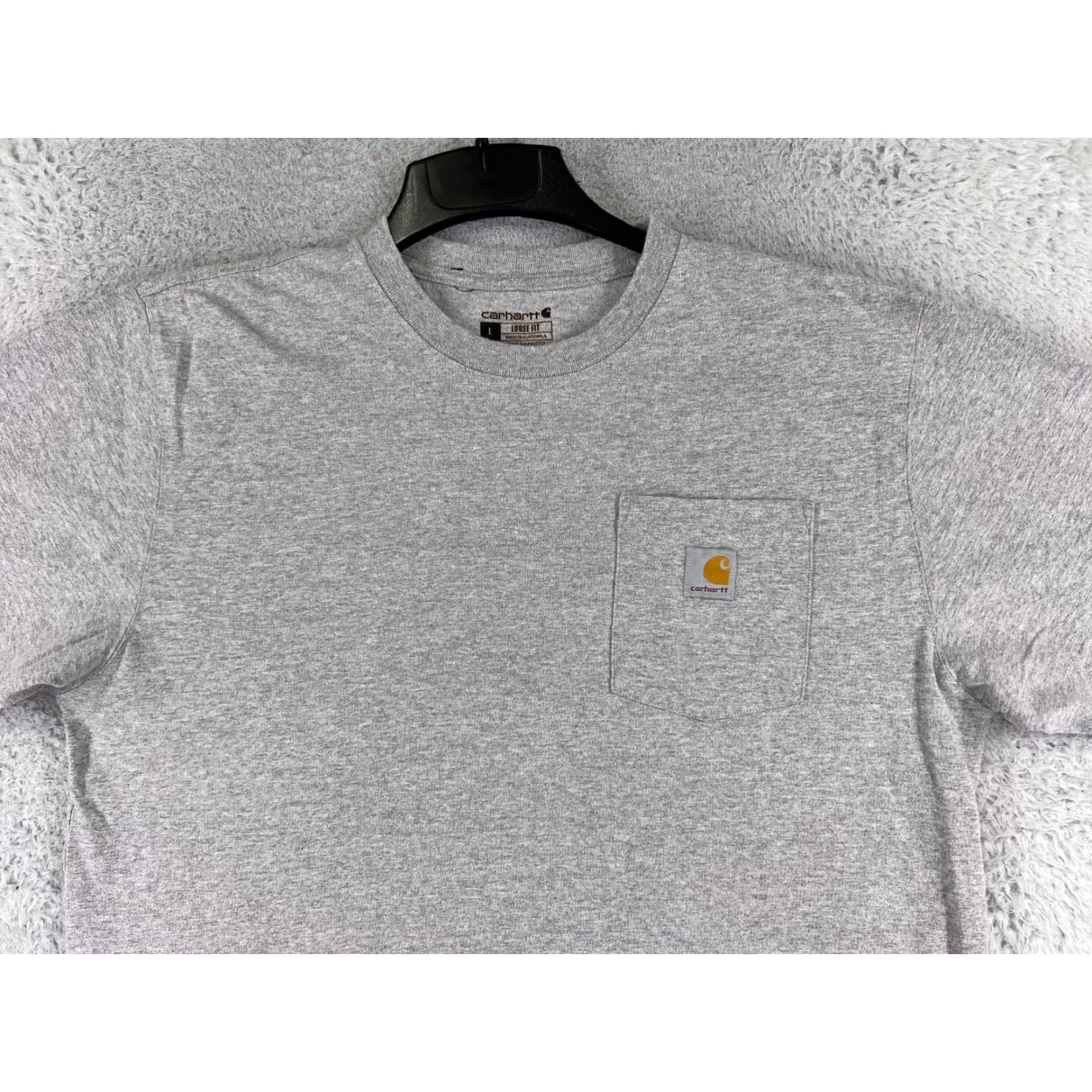 Carhartt Carhartt Shirt Men L Gray Short Sleeve Crew Neck Cotton Workwear Logo Back Vintage No N/A? Size US L / EU 52-54 / 3 - 4 Thumbnail
