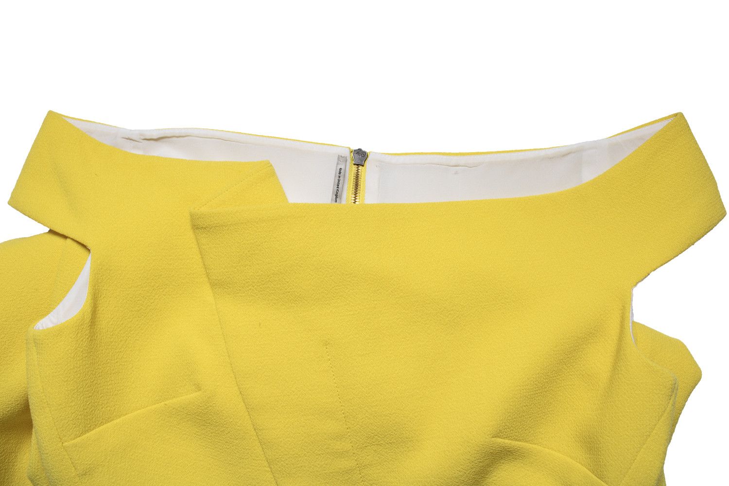 Roland Mouret Roland Mouret, Sleeves maxi dress in yellow Size L / US 10 / IT 46 - 9 Thumbnail