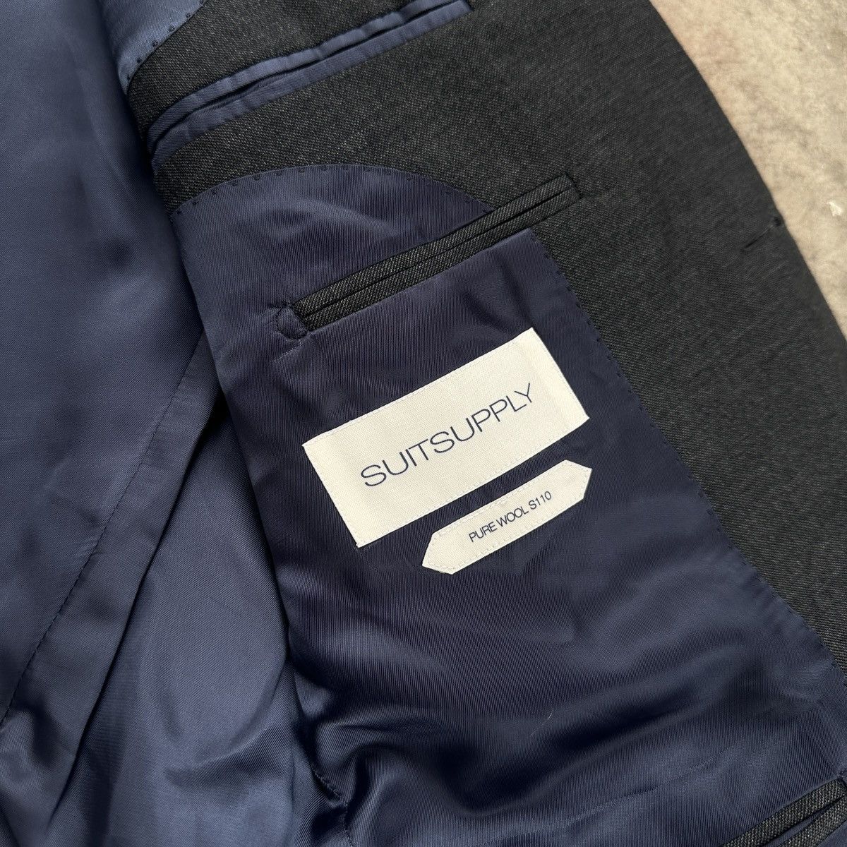 Lazio singe breasted wool blazer