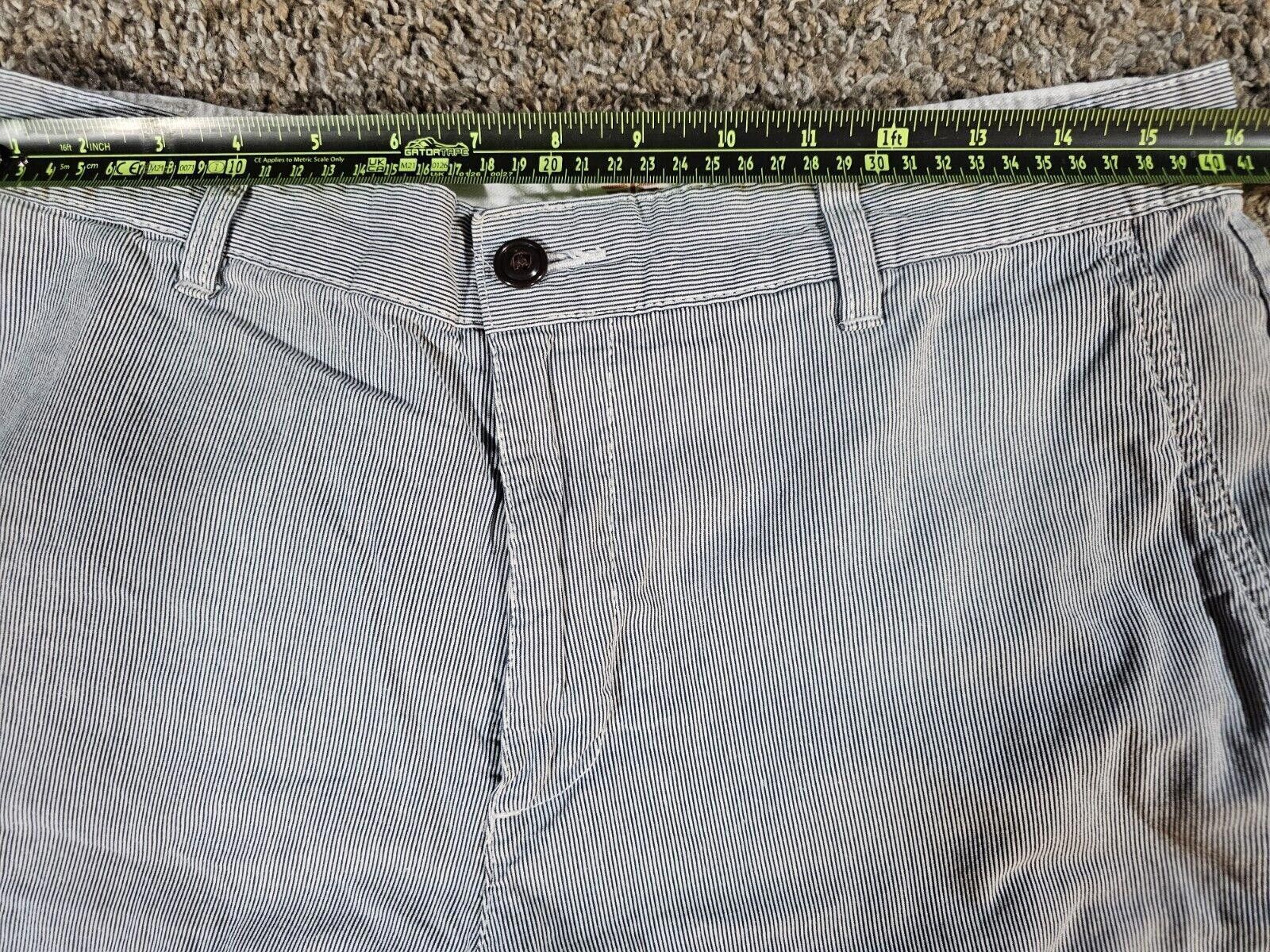 Dockers Dockers Size 32 Blue White Stripe Seersucker Shorts Size US 32 / EU 48 - 6 Thumbnail