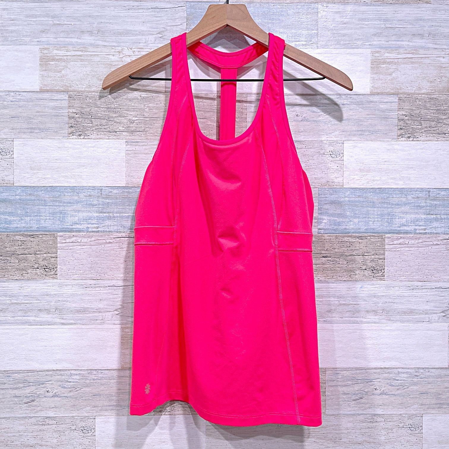 Athleta Athleta Built In Bra Tank Top Hot Pink Racerback Active XL Size XL / US 12-14 / IT 48-50 - 1 Thumbnail
