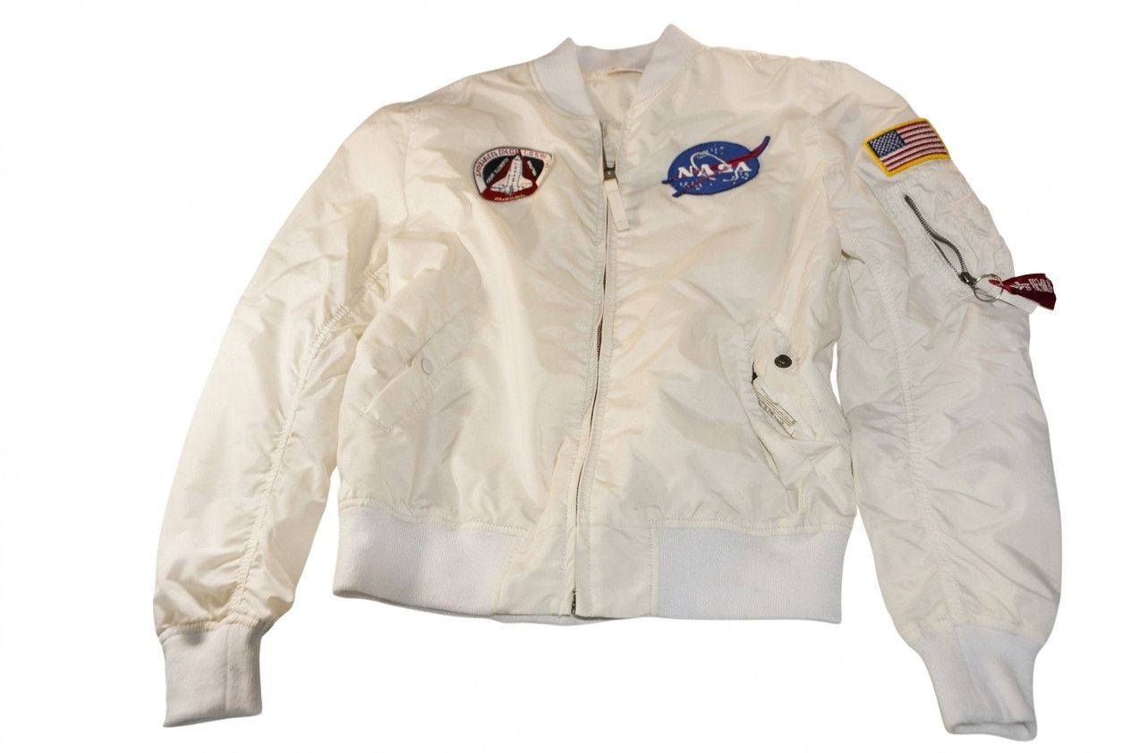 Alpha Industries Alpha Industries NASA MA-1 Flight Bomber Jacket White Size US M / EU 48-50 / 2 - 1 Thumbnail