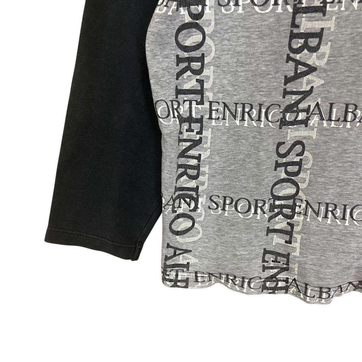 Issey Miyake Vintage 90s Issey Miyake Enrico Albani Overprint Sweatshirt Size US L / EU 52-54 / 3 - 7 Thumbnail