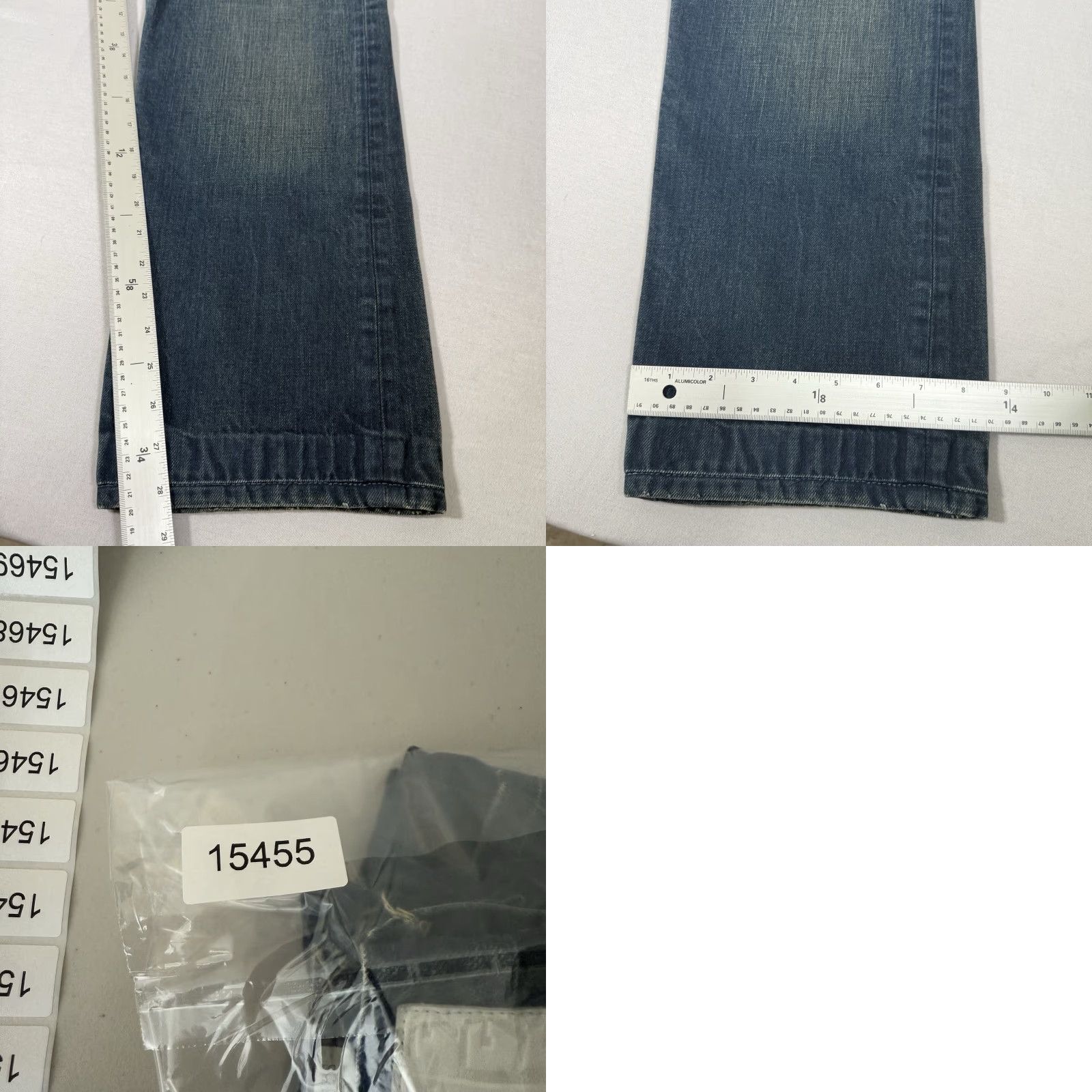 Diesel Diesel Jeans Mens 33x28 Blue TIMMEN Straight Denim Pants Button Fly Western Jeans Size US 33 - 11 Thumbnail