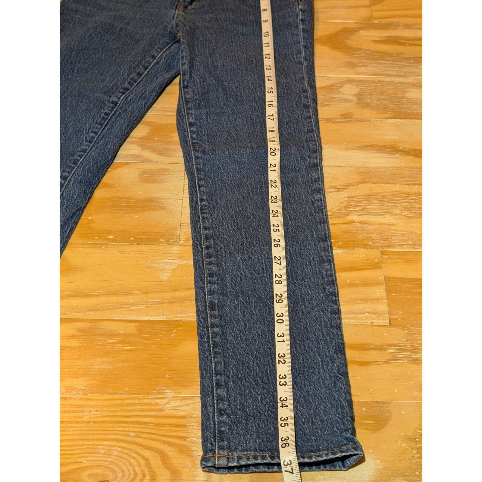 Madewell Madewell Perfect Vintage Womens Blue Jeans SZ 24 Straight Size 24" / US 00 / IT 34 - 2 Thumbnail