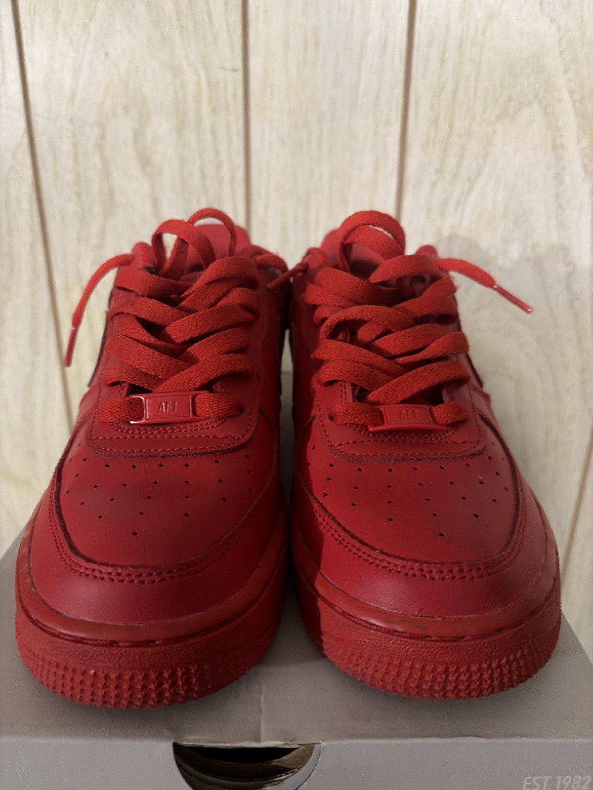 Nike “University Red” Nike Air Force 1 Size US 6.5 / EU 39-40 - 5 Thumbnail