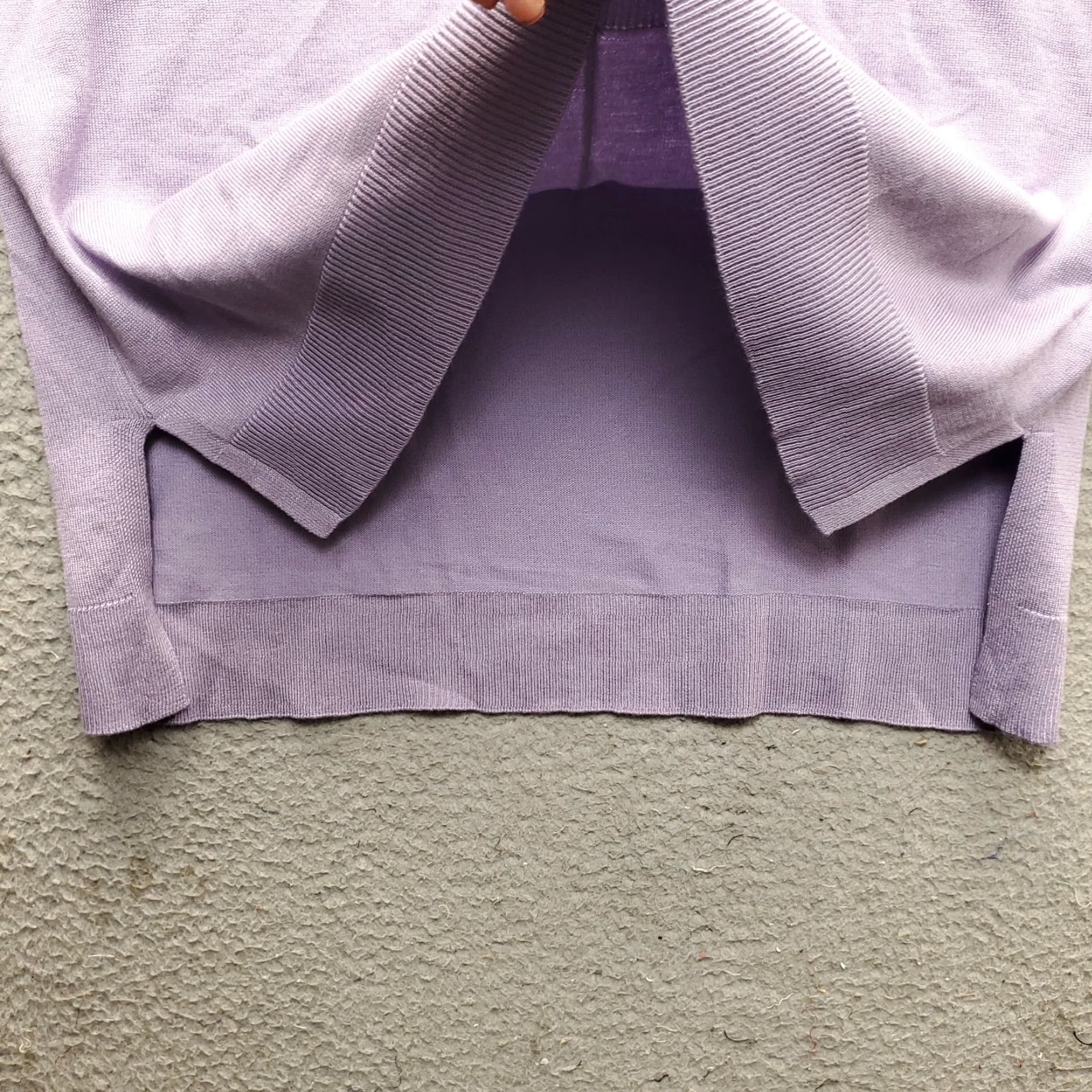 Melissa Melissa Paige Sweater Womens XL Purple Knit Raglan Sleeve Pullover Size XL / US 12-14 / IT 48-50 - 7 Thumbnail