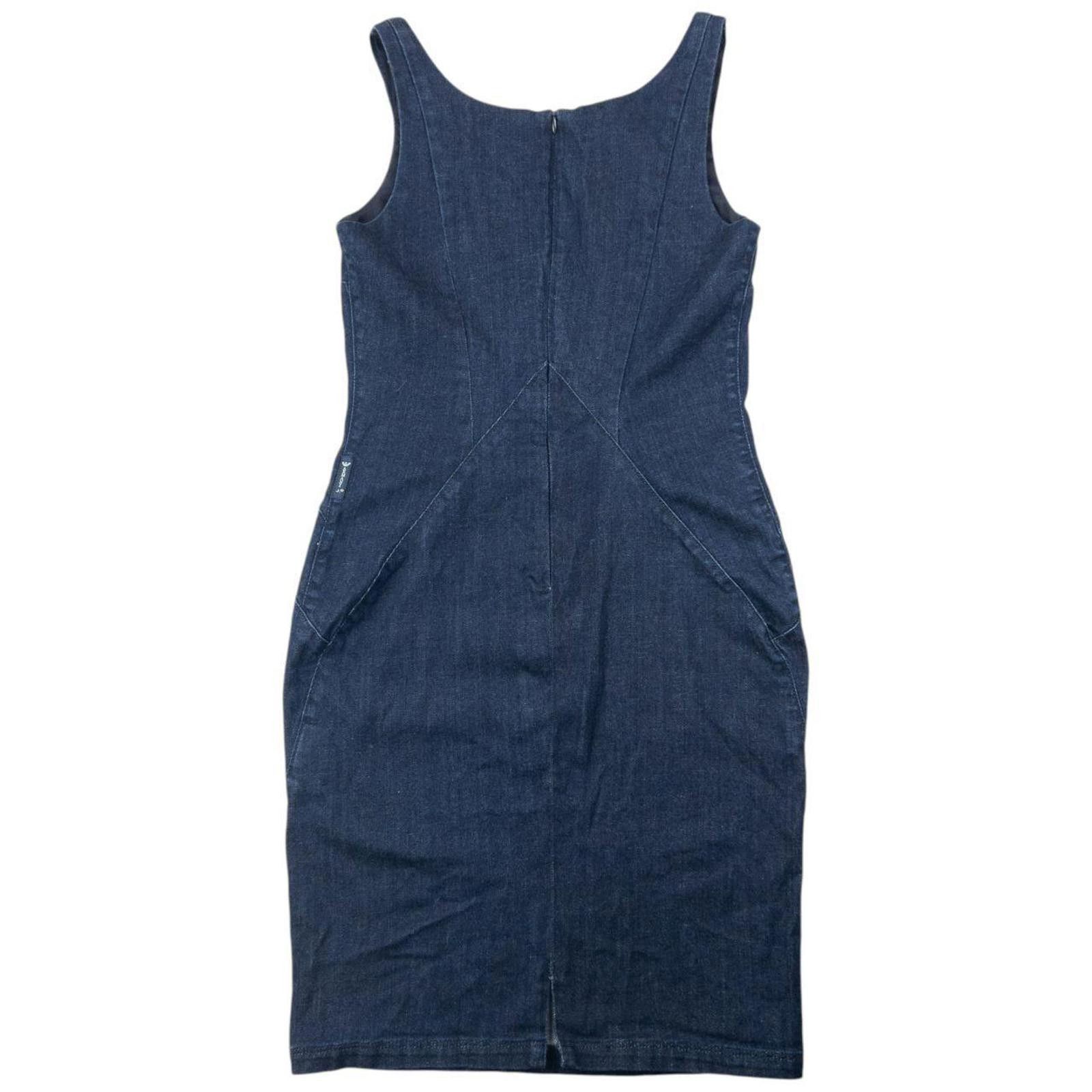 Other Vintage 2000s Armani Jeans Denim Dress Womens Size S Size S / US 4 / IT 40 - 2 Thumbnail