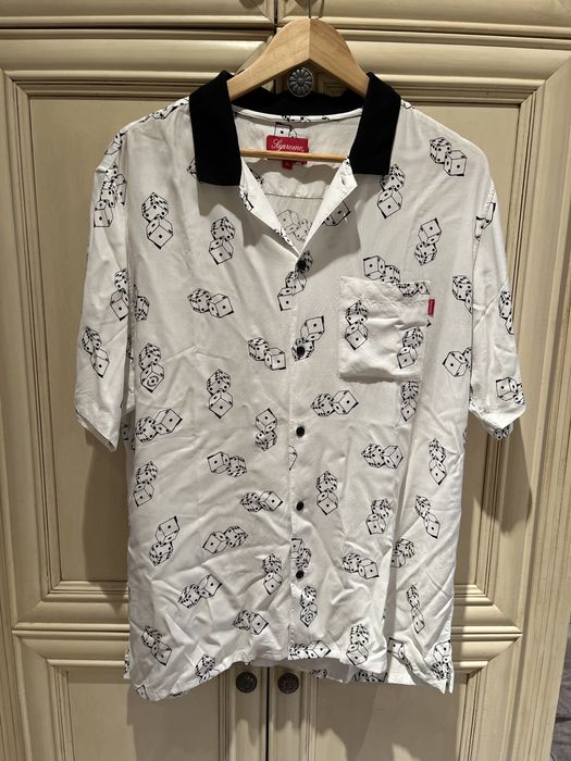 Supreme Dice Rayon S/S Shirt White-