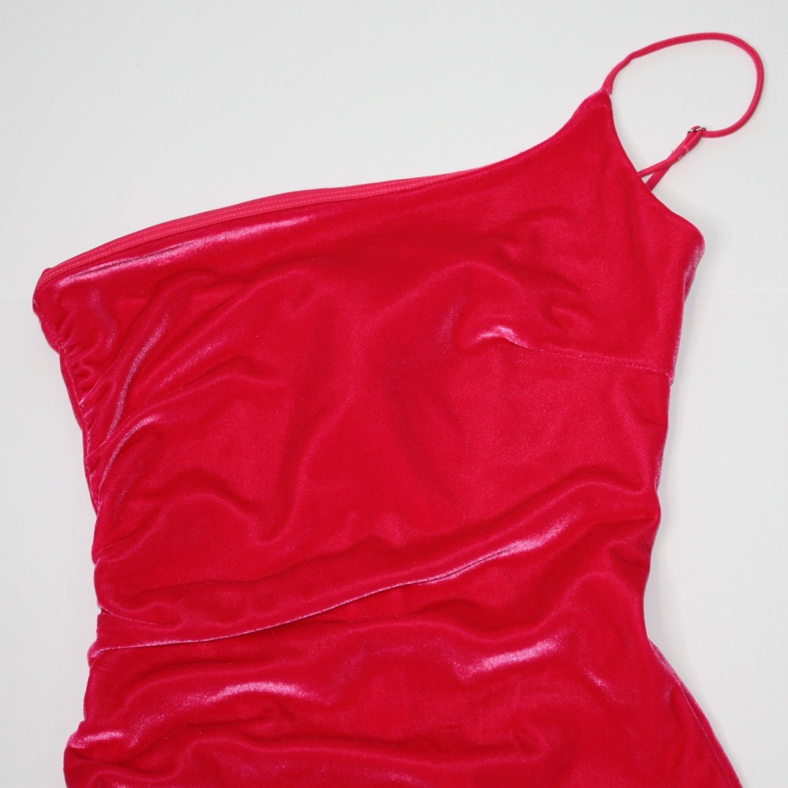 Other Lucy in the Sky Louella One Shoulder Velvet Dress Size XS / US 0-2 / IT 36-38 - 10 Thumbnail