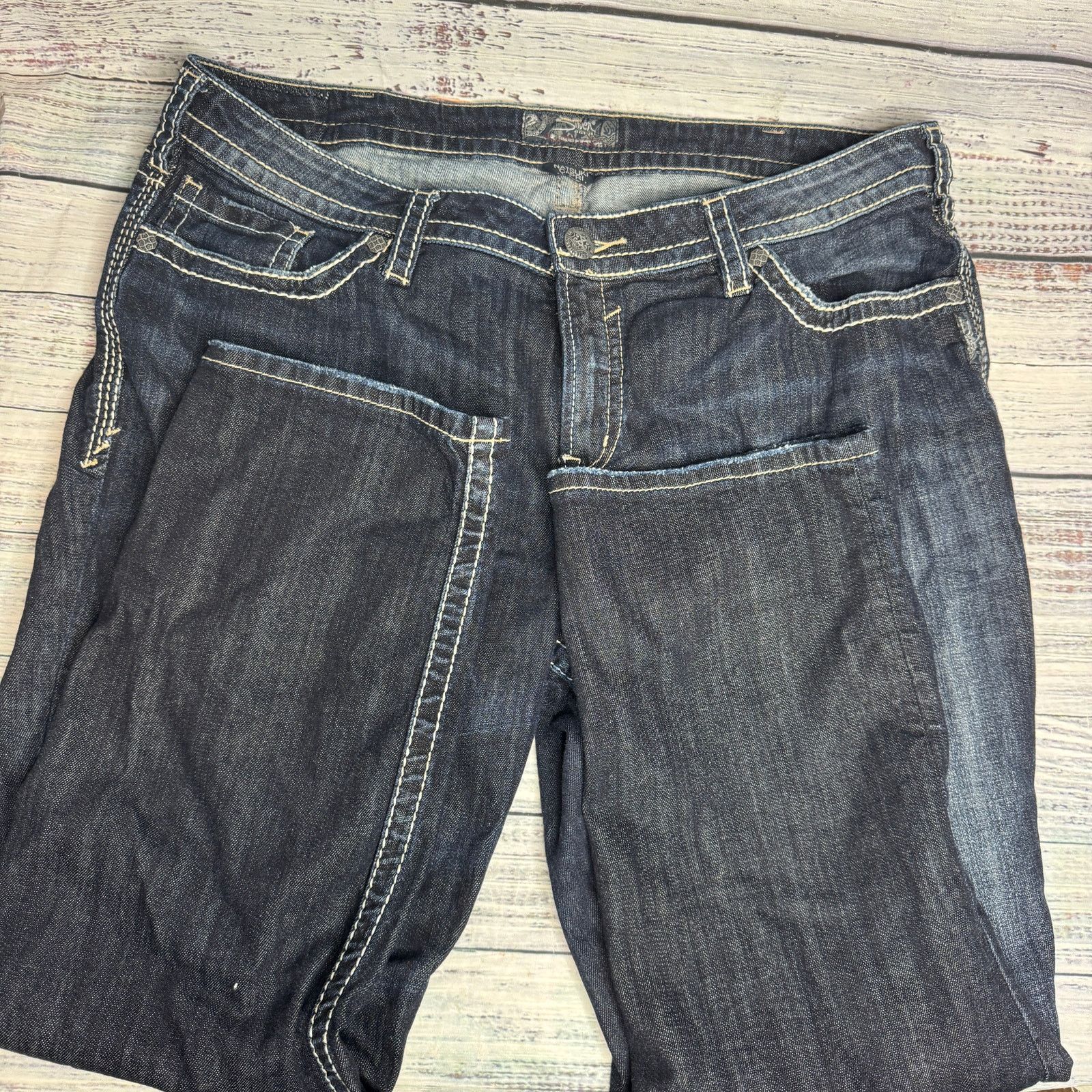 Silver Jeans Co. Silver Jeans Company Natsuki Capri Stitch Pocket 20 Size 42" / US 20 - 3 Thumbnail