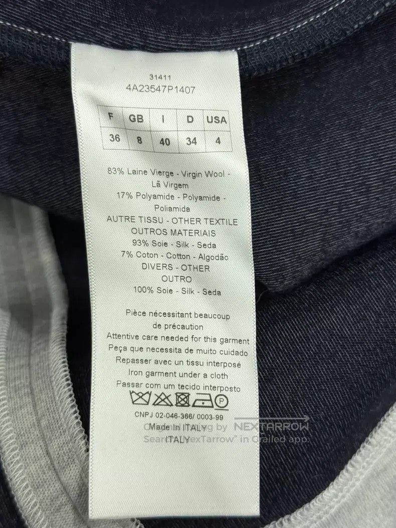 Dior Dior Gray printed round-neck sweatshirt Size XS / US 0-2 / IT 36-38 - 5 Thumbnail