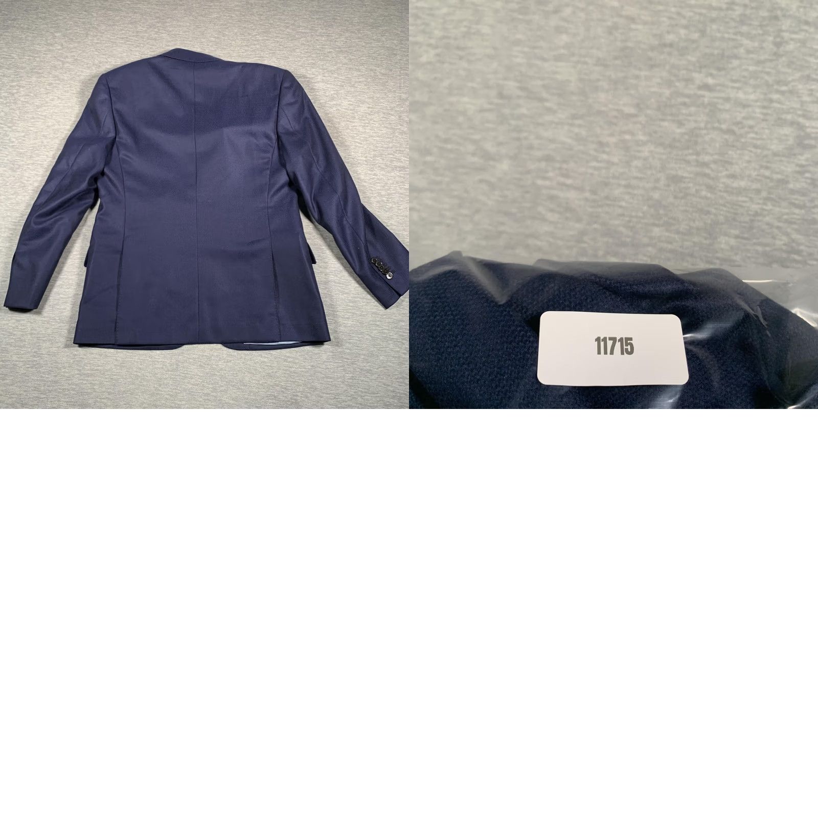 Vintage Dormeuil Amadeus Jacket Blazer Mens Medium Navy Blue Wool Two Button England Size 40R - 10 Thumbnail