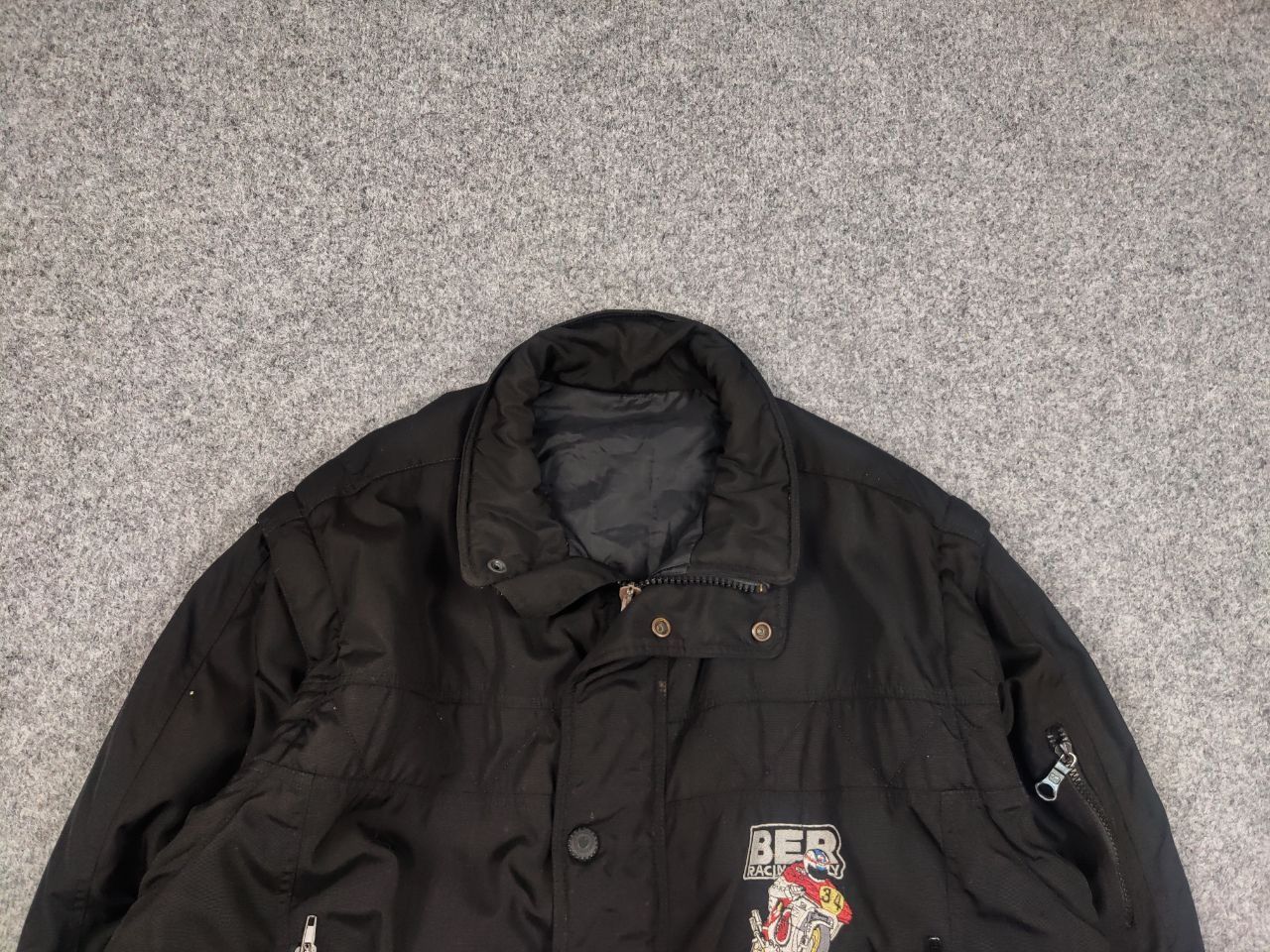 Vintage Vintage 90's Kevin Schwantz Ber Racing Italy Zip Vest Jacket Size US L / EU 52-54 / 3 - 8 Thumbnail