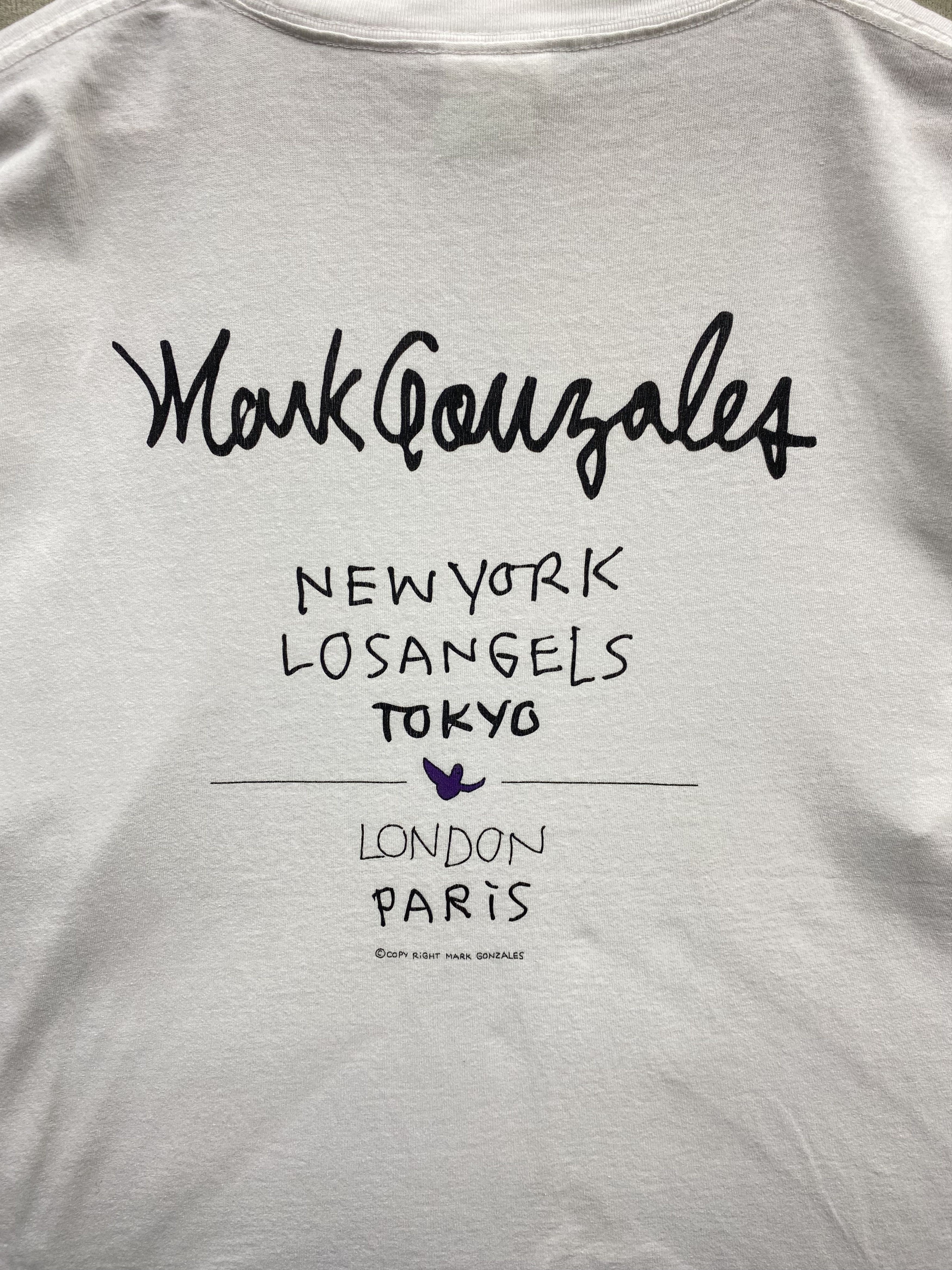Vintage Mark Gonzales Tour Oversize T-Shirt Size US XL / EU 56 / 4 - 4 Thumbnail