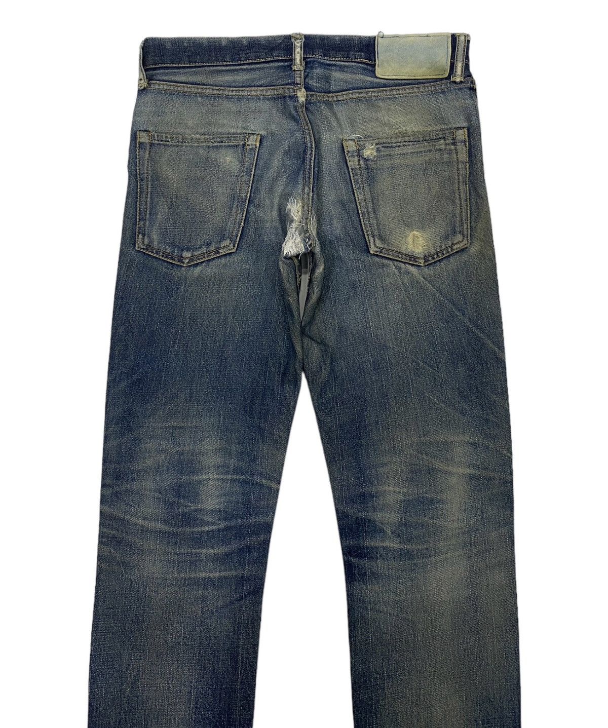 Visvim VISVIM SOCIAL SCULPTURE 04R SS03 DISTRESSED DENIM JEANS Size US 32 / EU 48 - 4 Thumbnail