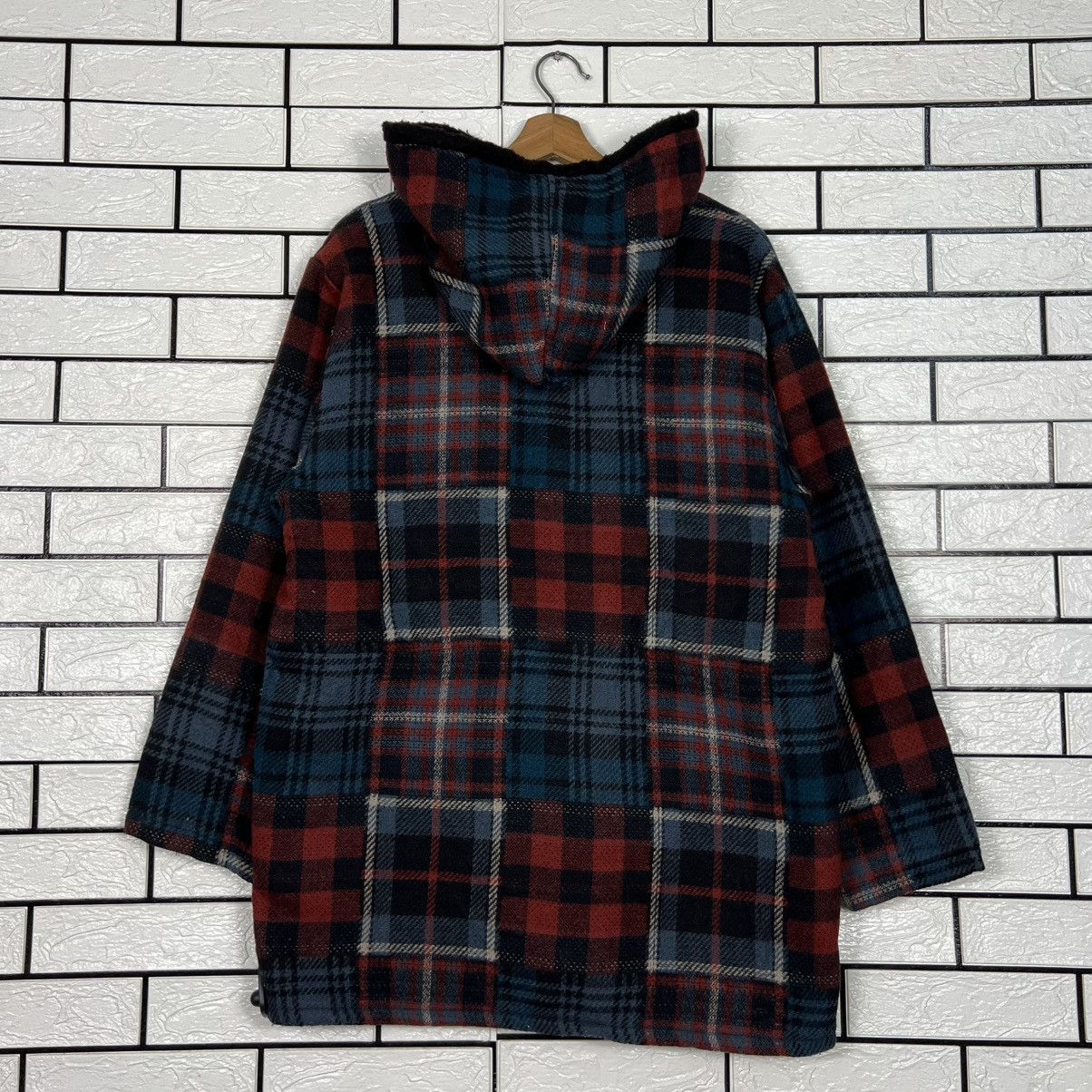 Vintage 80s BIG SHEPHERD Feathertop Checked Hooded Jacket #4130-C188 Size US M / EU 48-50 / 2 - 17 Thumbnail