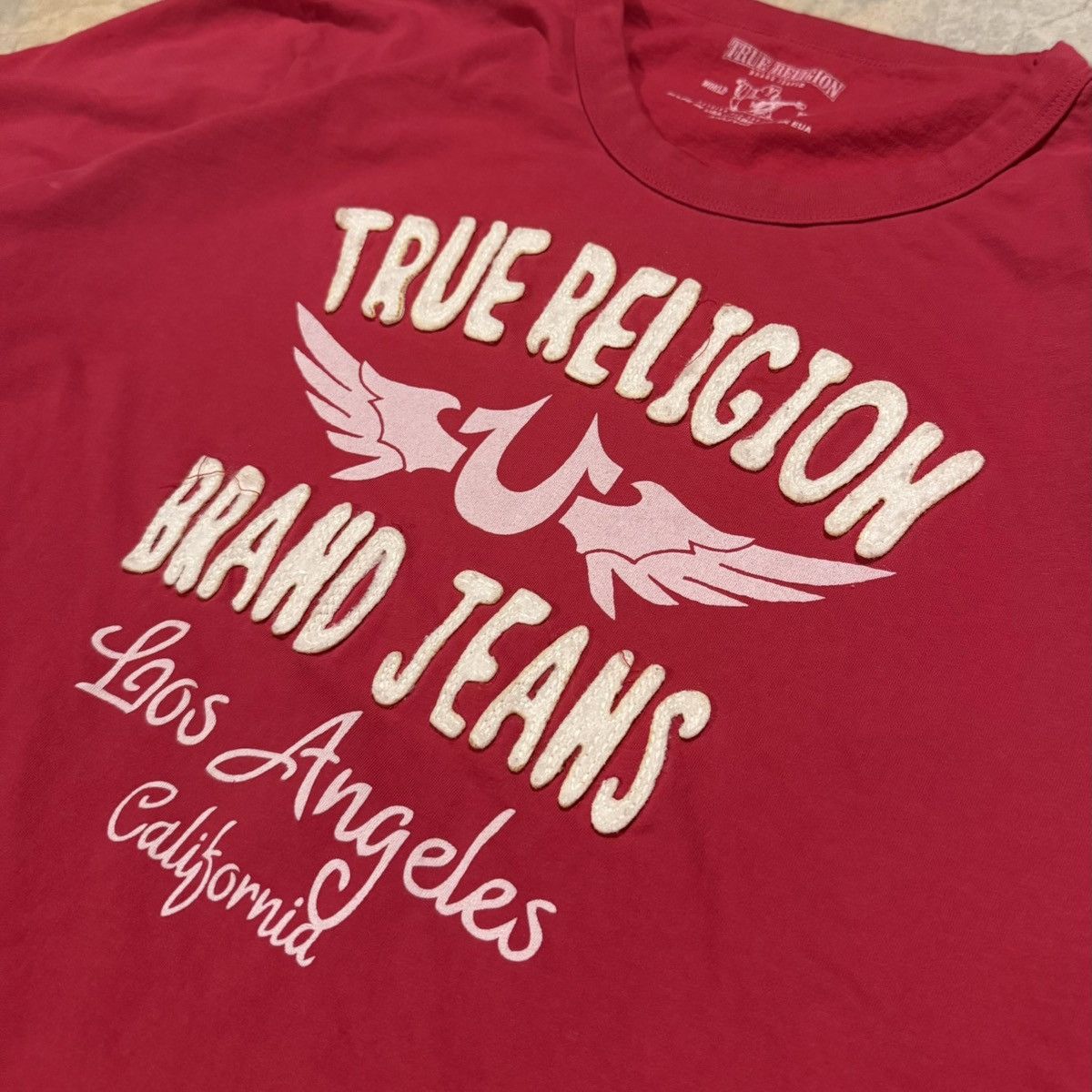 True Religion Vintage 2000s True Religion Logo Tee Chief Keef Cyber Y2K Size US XL / EU 56 / 4 - 5 Thumbnail