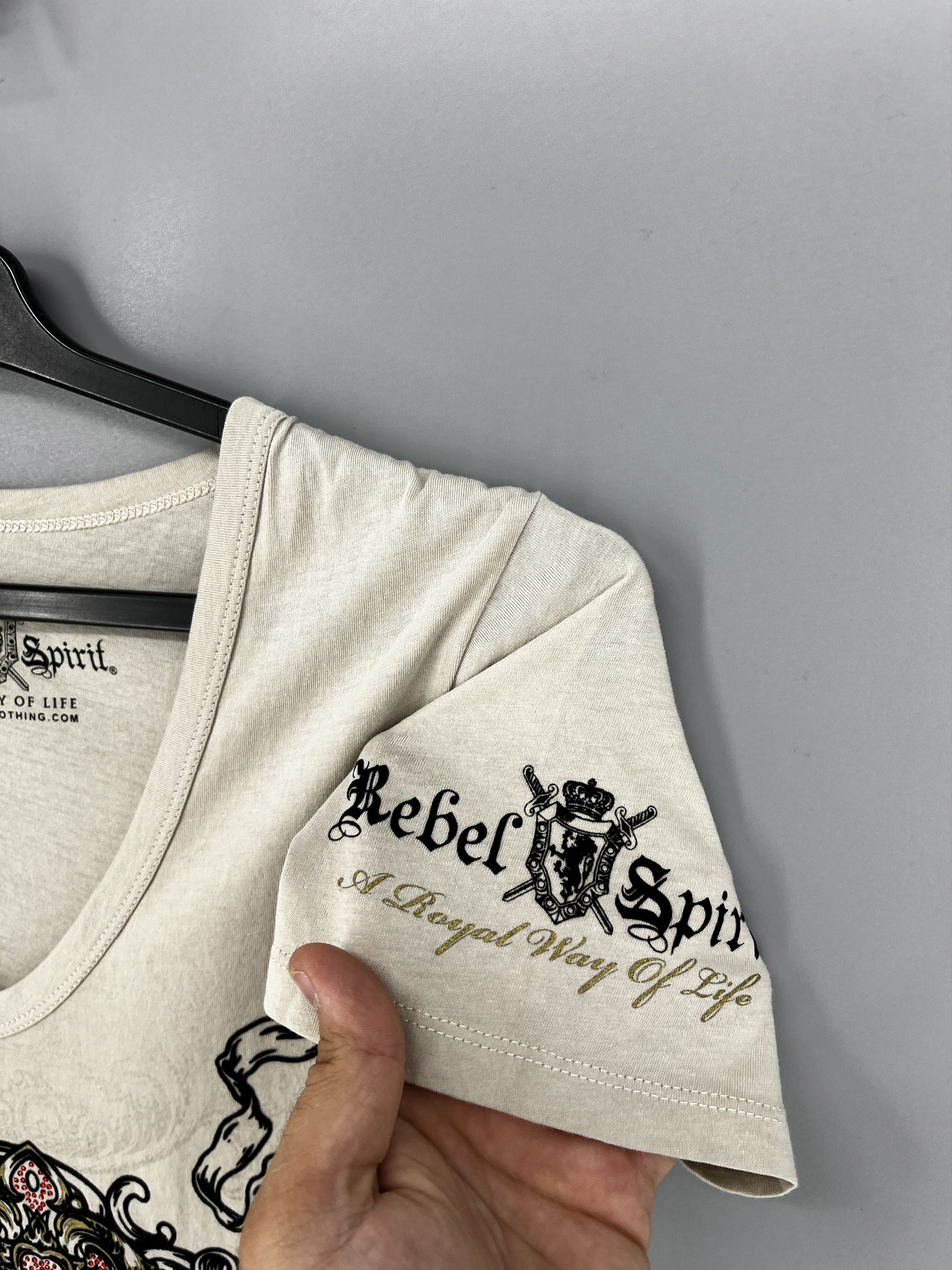 Affliction Vintage Y2K Rebel Spirit AllOver Eagles Wings Ed Hardy Style Size L / US 10 / IT 46 - 8 Thumbnail