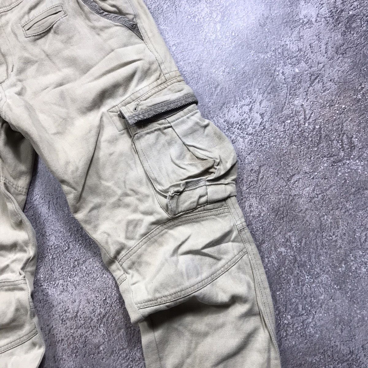 Vintage Vintage 90s Japanese Baggy Cargo Pants Parachute Grunge 28 Size US 28 / EU 44 - 4 Thumbnail