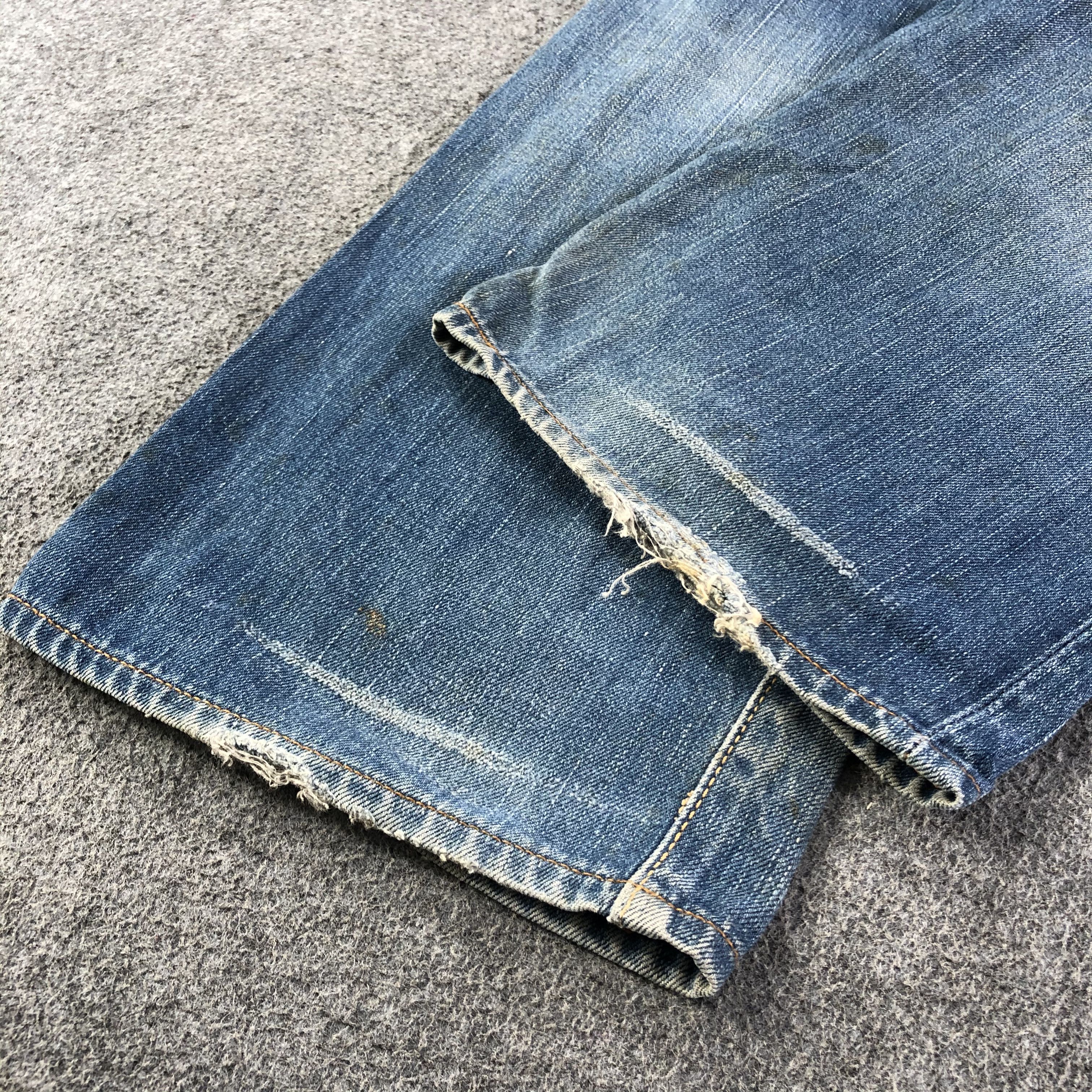 Lee Vintage Blue Wash Lee Jeans-J2961 Size US 32 / EU 48 - 6 Thumbnail