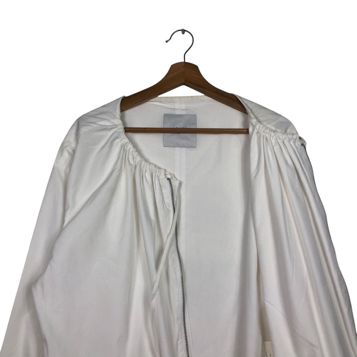 Japanese Brand Rich White Parachute Bike Jacket Unused Refinement Garments Size US M / EU 48-50 / 2 - 14 Thumbnail